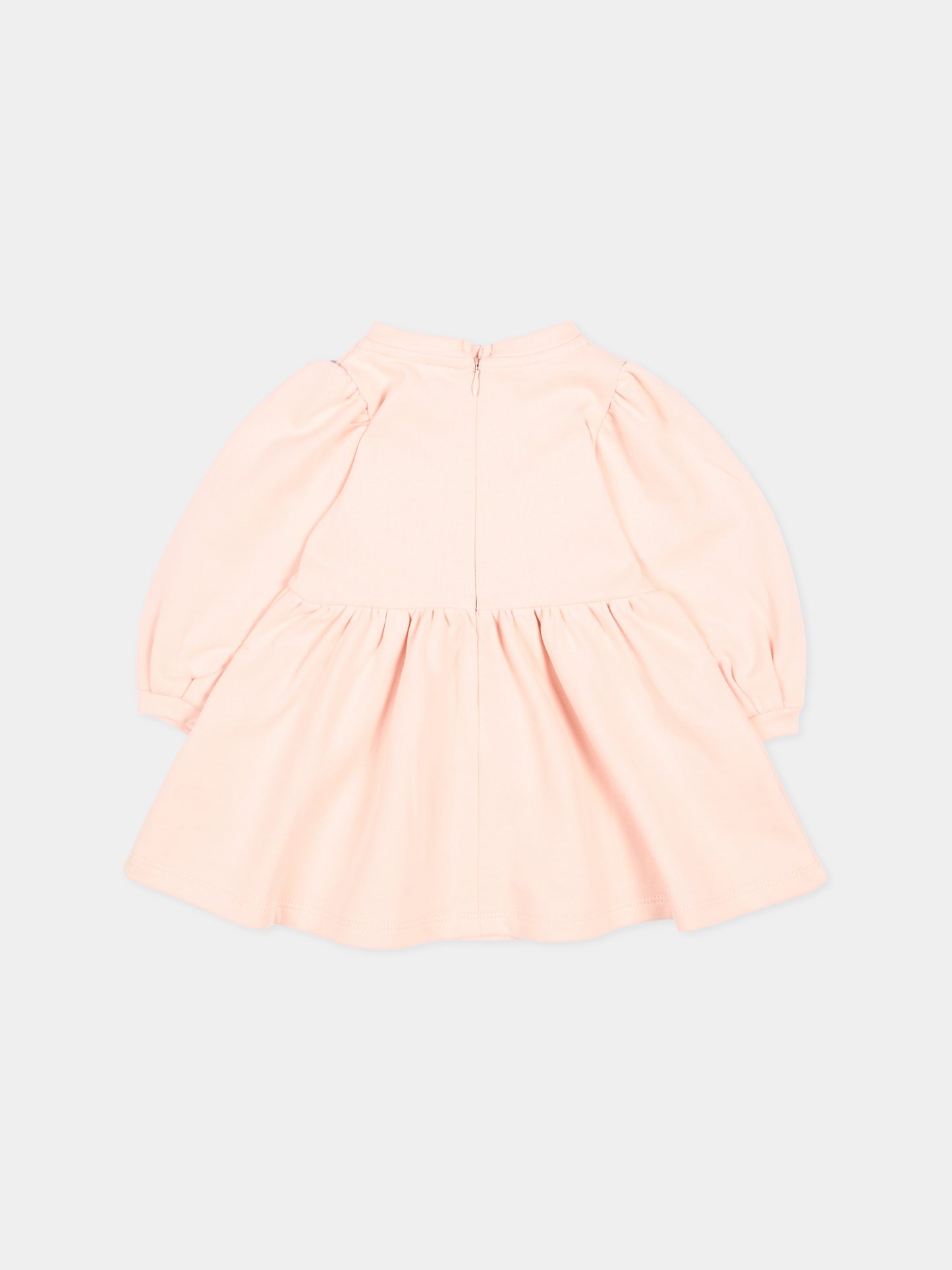 Vestito rosa per neonata con logo,Chloé Kids,C21335 46J