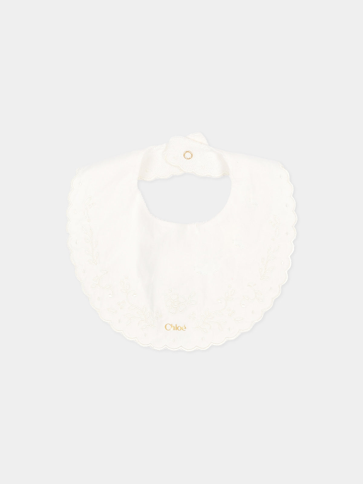 Set tutina avorio per neonata floreale,Chloé Kids,C21403 117