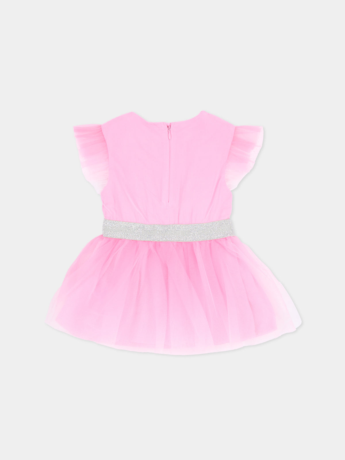 Abito elegante rosa per neonata con logo,Karl Lagerfeld Kids,Z31288 47U