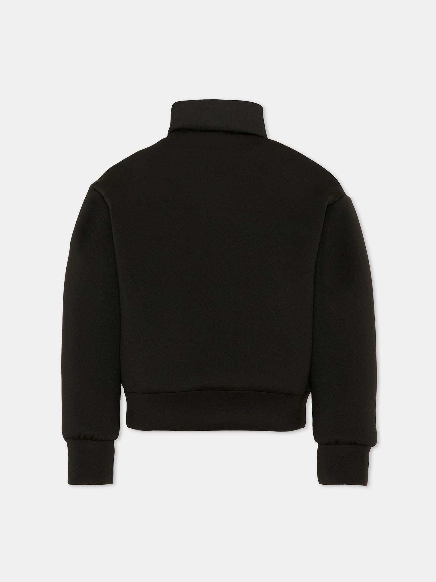 Bomber nero per bambina con strass,Karl Lagerfeld Kids,Z31322 09B