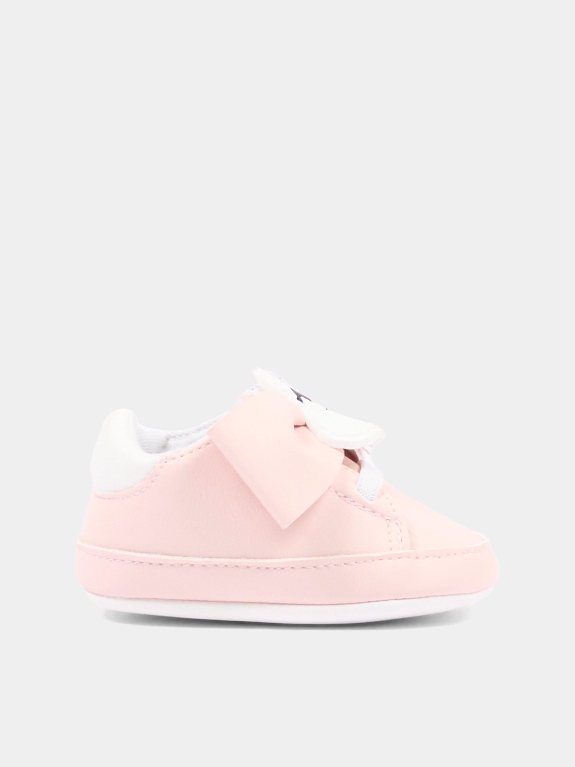 Sneakers rosa per neonata con Ikonik Karl,Karl Lagerfeld Kids,Z31412 46M