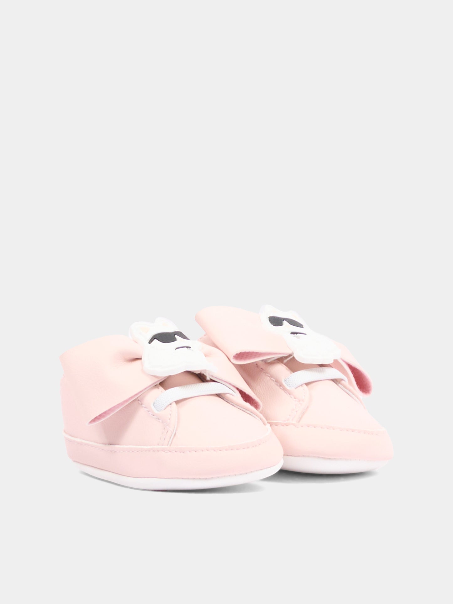 Sneakers rosa per neonata con Ikonik Karl,Karl Lagerfeld Kids,Z31412 46M