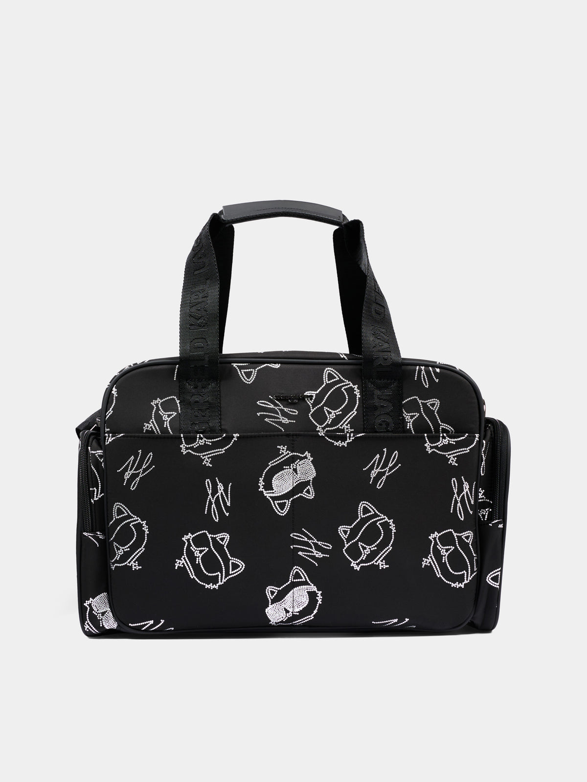 Borsa mamma nera per neonati con Choupette,Karl Lagerfeld Kids,Z31414 09B