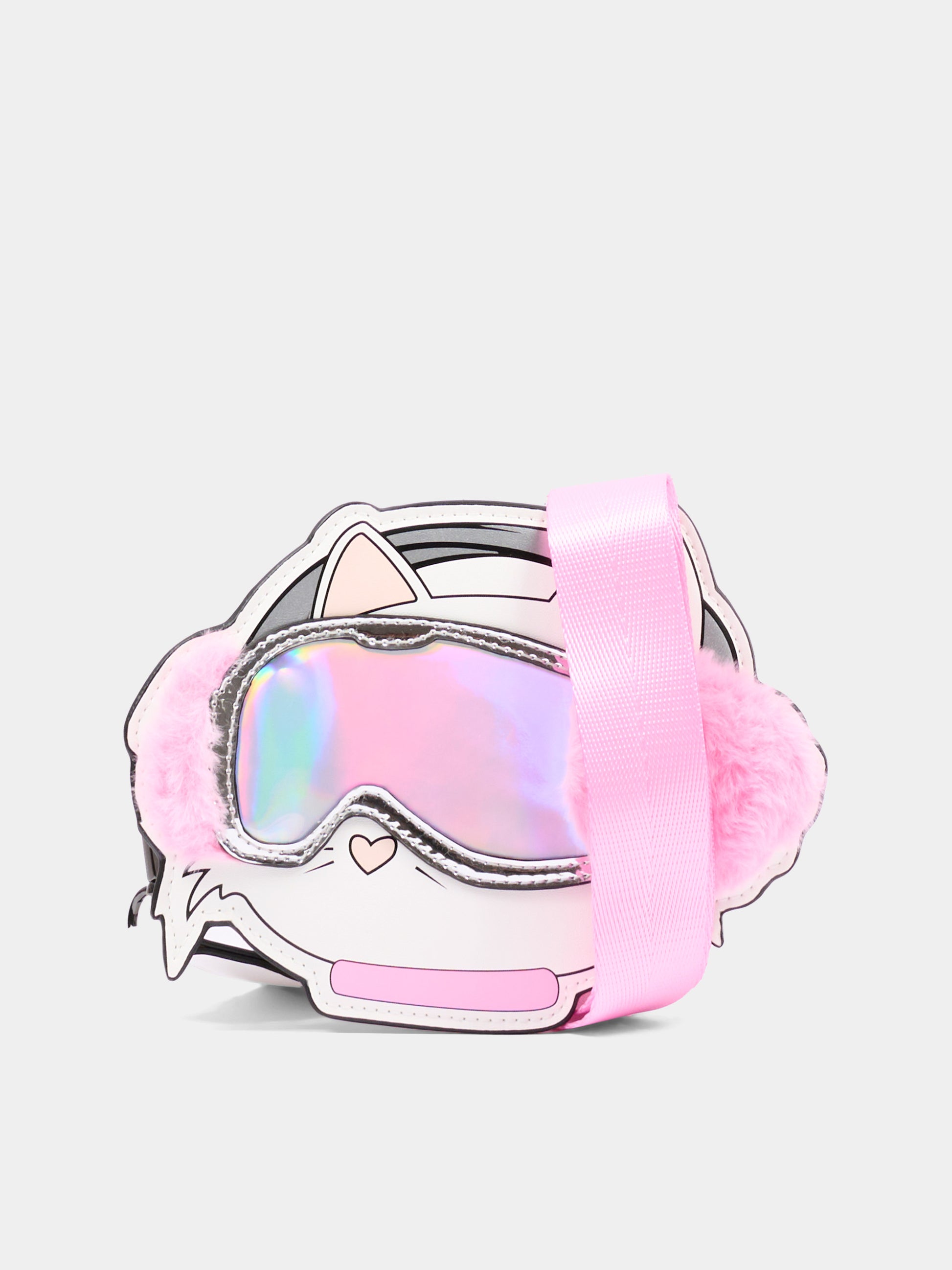 Borsa bianca per bambina con Choupette,Karl Lagerfeld Kids,Z31436 10P