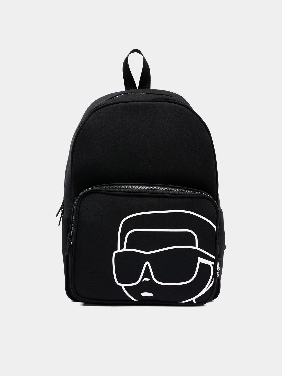 Zaino nero per bambino con Ikonik Karl,Karl Lagerfeld Kids,Z31445 09B