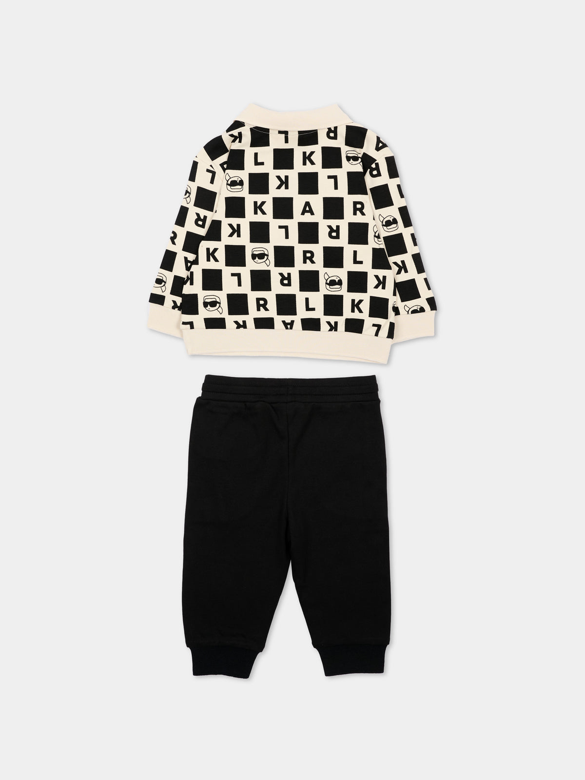 Completo sportivo multicolor per neonato con logo,Karl Lagerfeld Kids,Z31488 192