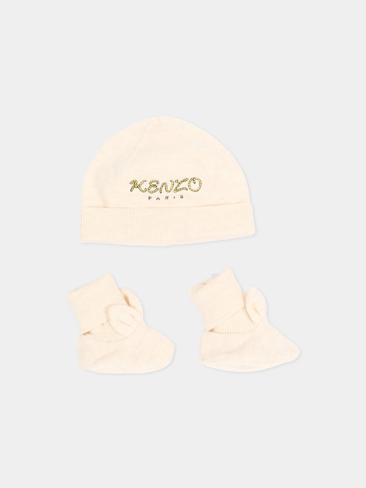 Completo nascita avorio per neonato,Kenzo Kids,K62078 C17