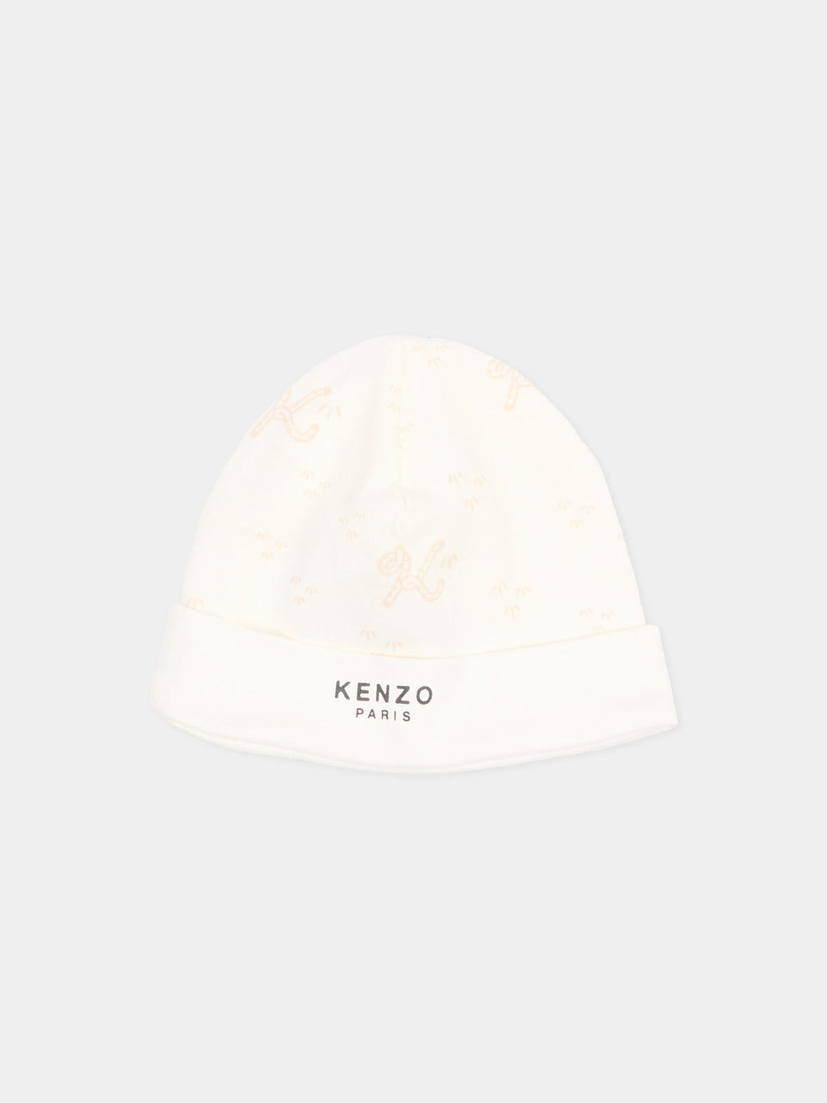 Set Tutine avorio per neonato con tigre,Kenzo Kids,K62079 117