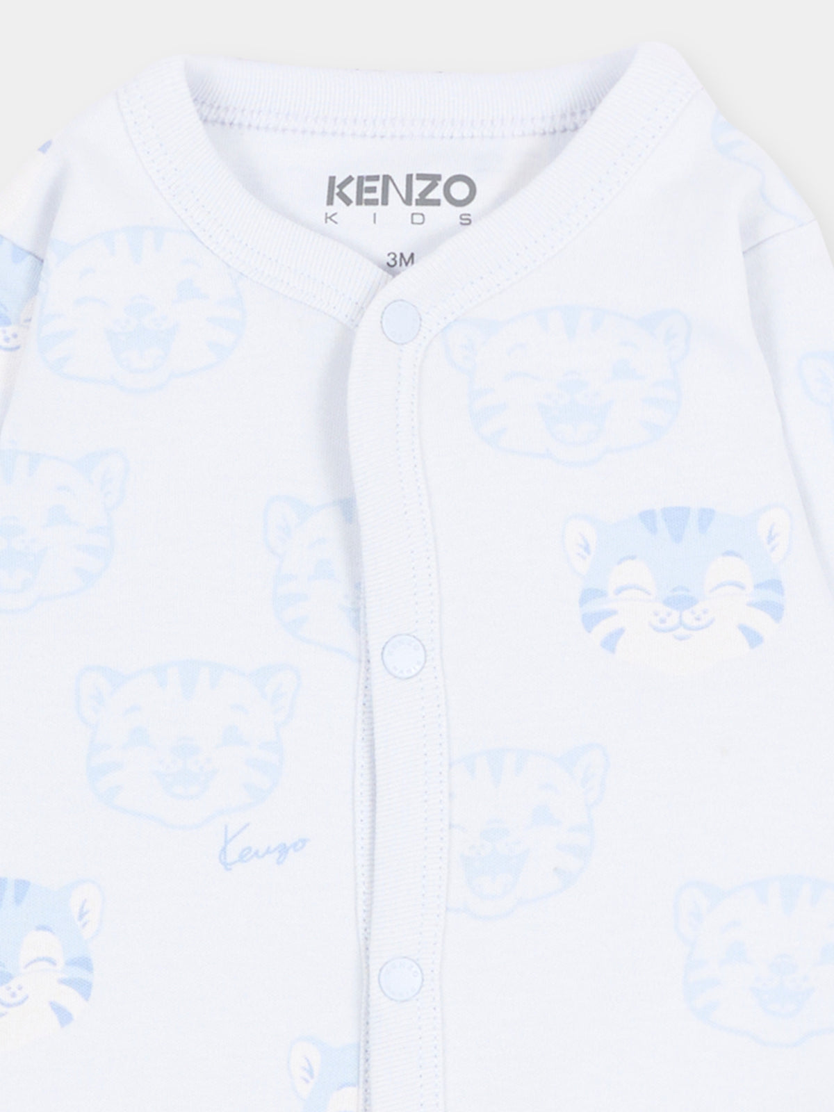 Set Tutine celeste per neonato Tiger,Kenzo Kids,K62086 77M