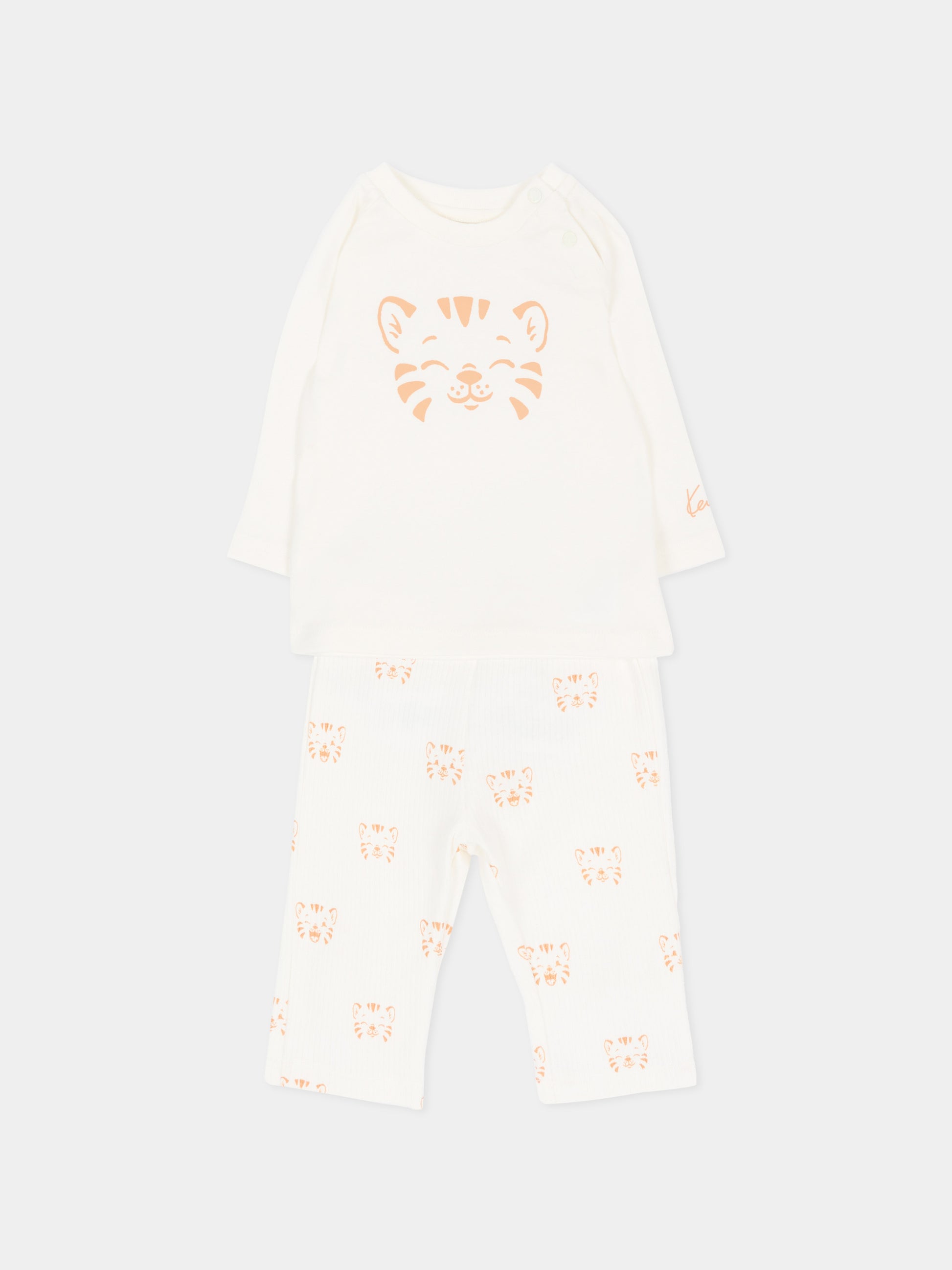 Completo nascita avorio per neonati,Kenzo Kids,K62087 117