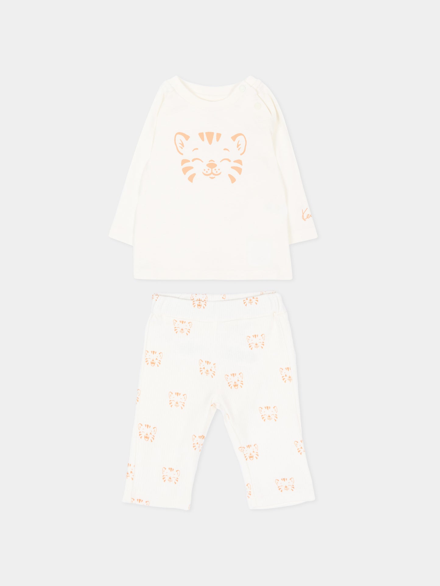 Completo nascita avorio per neonati,Kenzo Kids,K62087 117