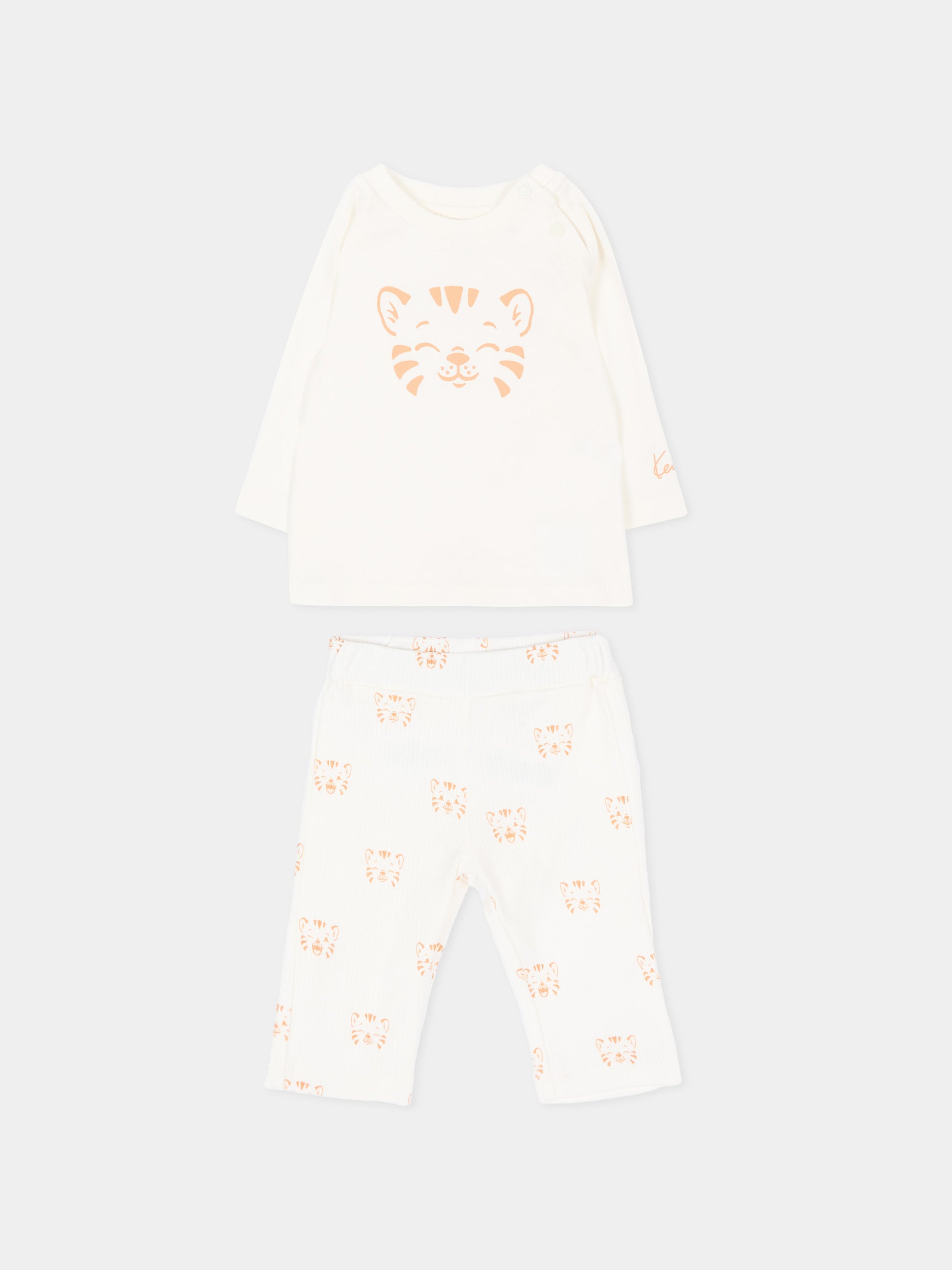Completo nascita avorio per neonati,Kenzo Kids,K62087 117