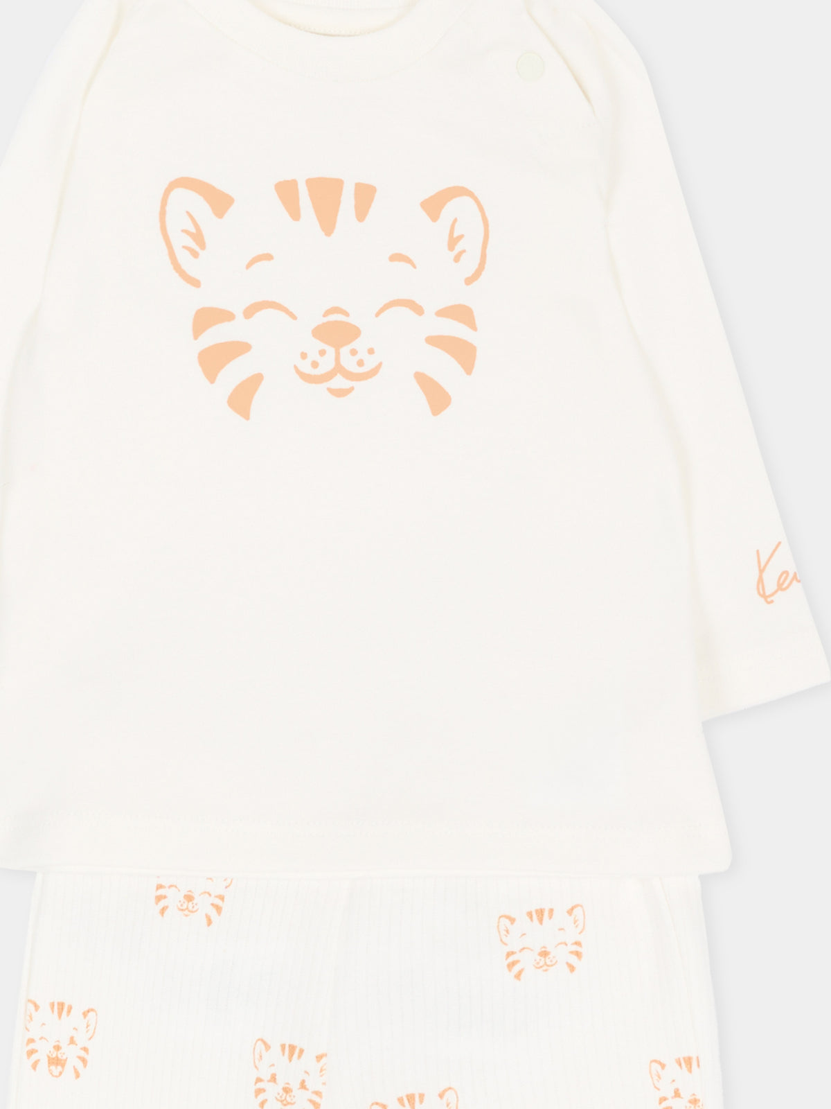 Completo nascita avorio per neonati,Kenzo Kids,K62087 117