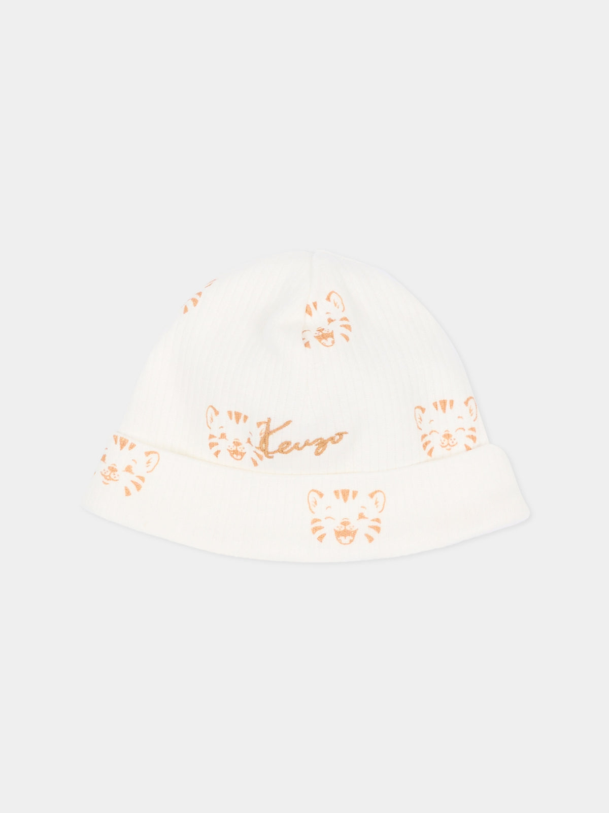 Set tutina avorio per neonati  con tigri,Kenzo Kids,K62088 117