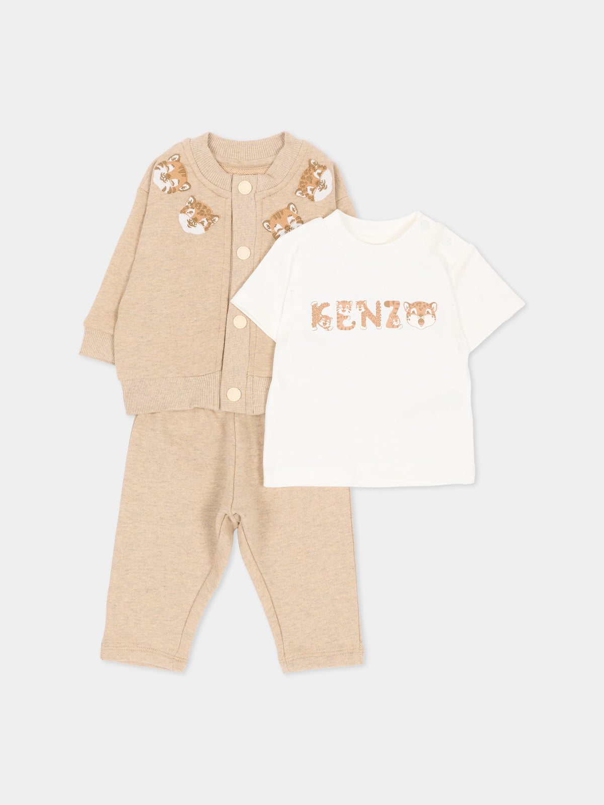 Completo nascita beige per neonati,Kenzo Kids,K62090 230