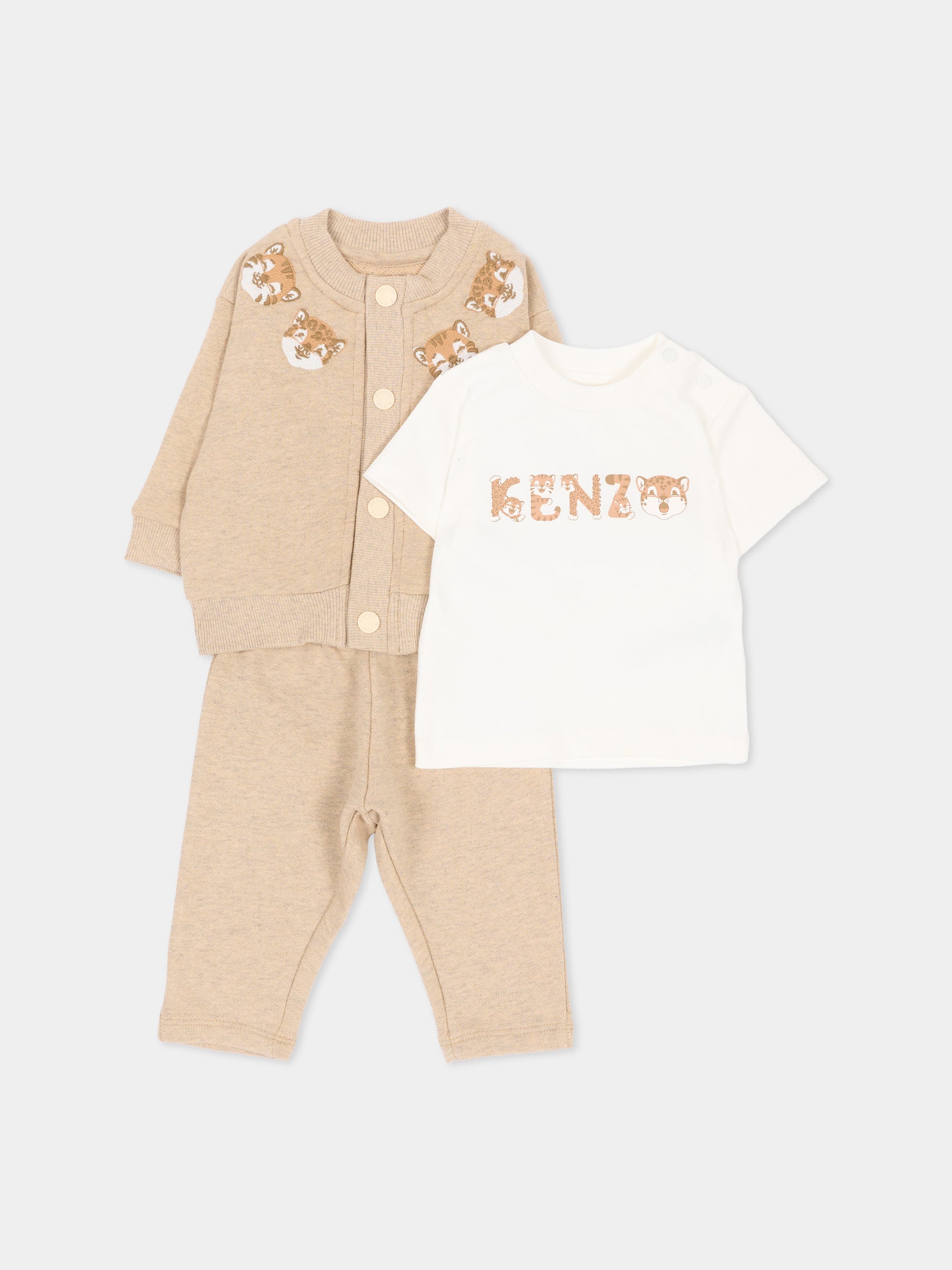Completo nascita beige per neonati,Kenzo Kids,K62090 230
