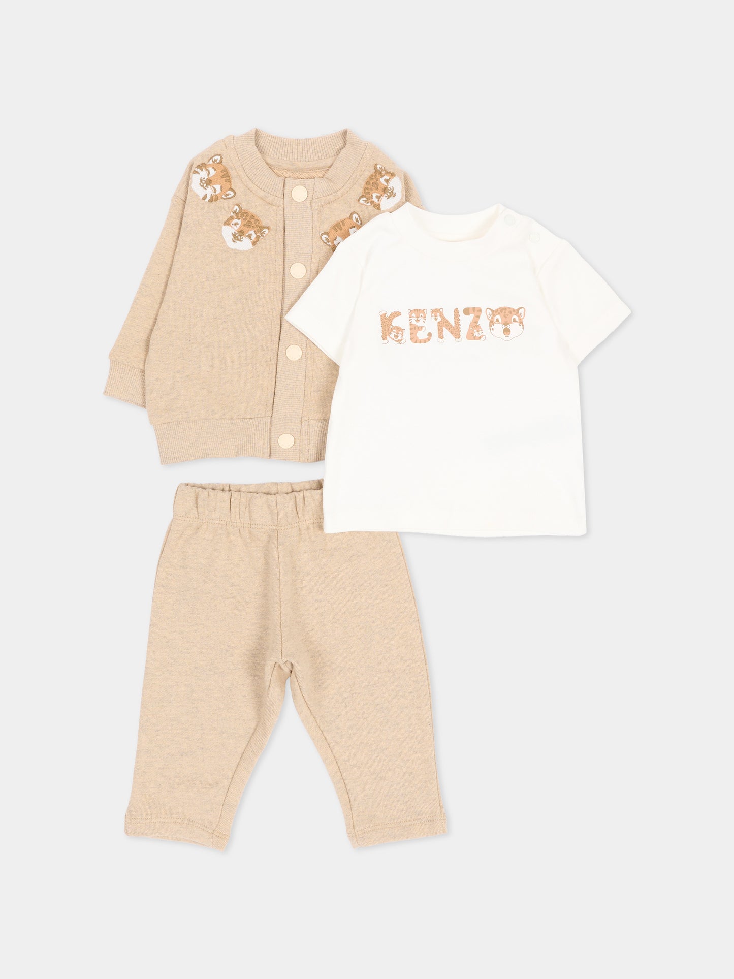 Completo nascita beige per neonati,Kenzo Kids,K62090 230