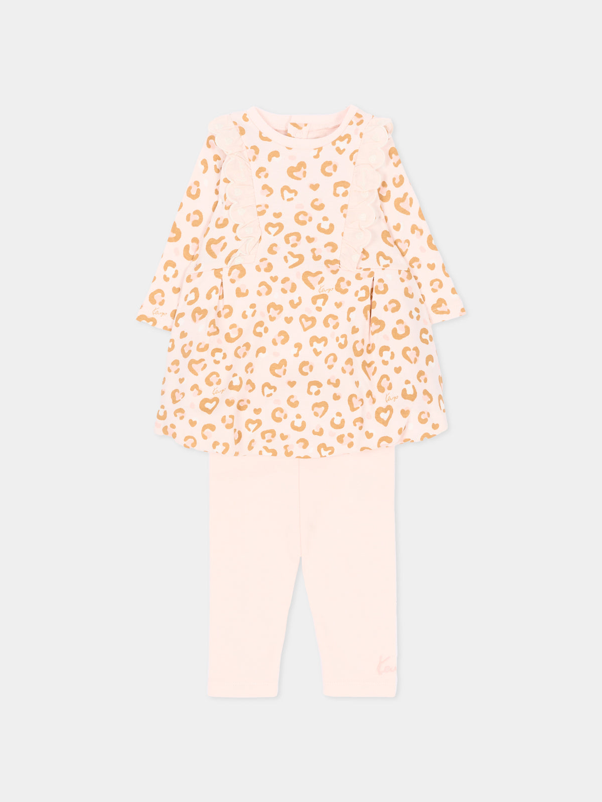 Completo nascita rosa per neonata,Kenzo Kids,K62091 43B