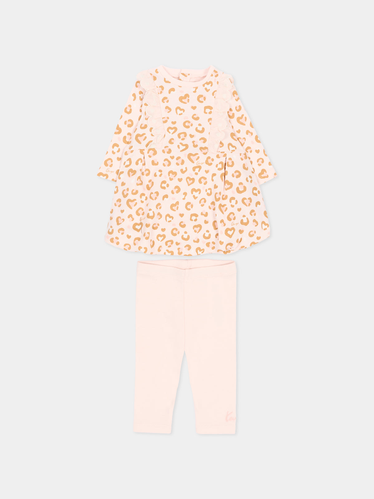 Completo nascita rosa per neonata,Kenzo Kids,K62091 43B