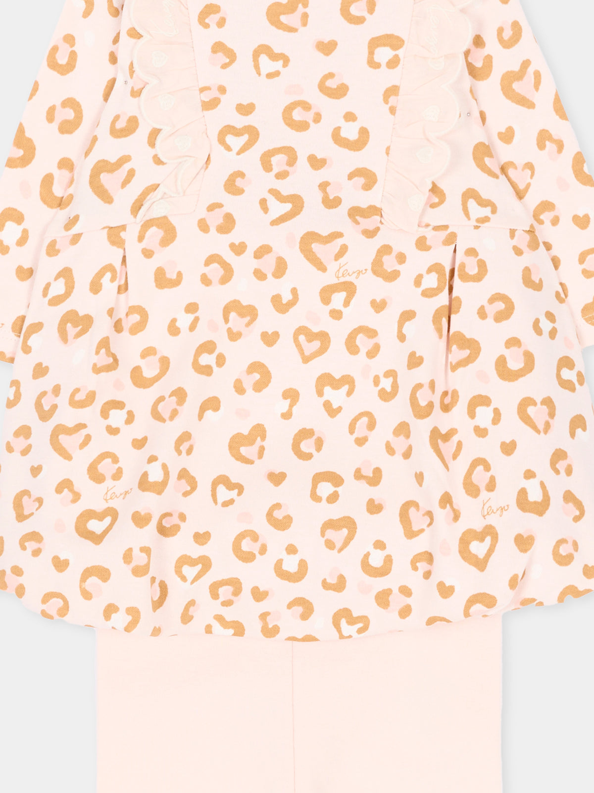 Completo nascita rosa per neonata,Kenzo Kids,K62091 43B