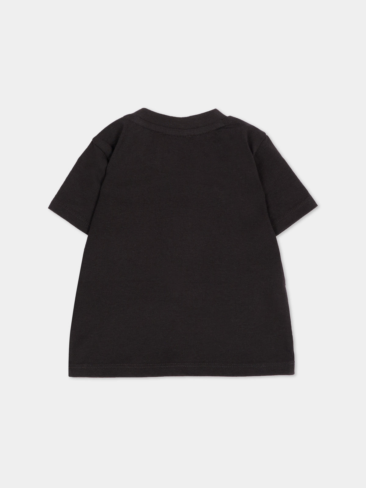 T-shirt nera per neonato con Tiger,Kenzo Kids,K62110 026