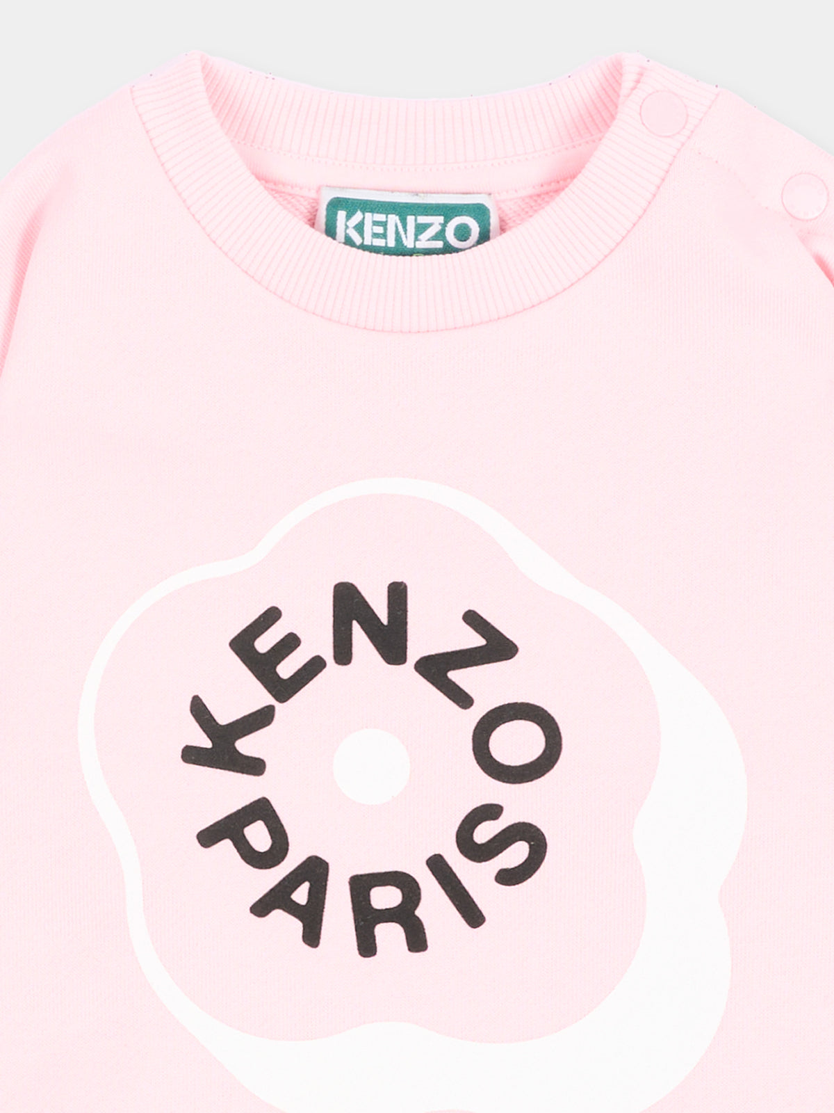 Vestito rosa per neonata con logo,Kenzo Kids,K62124 44F