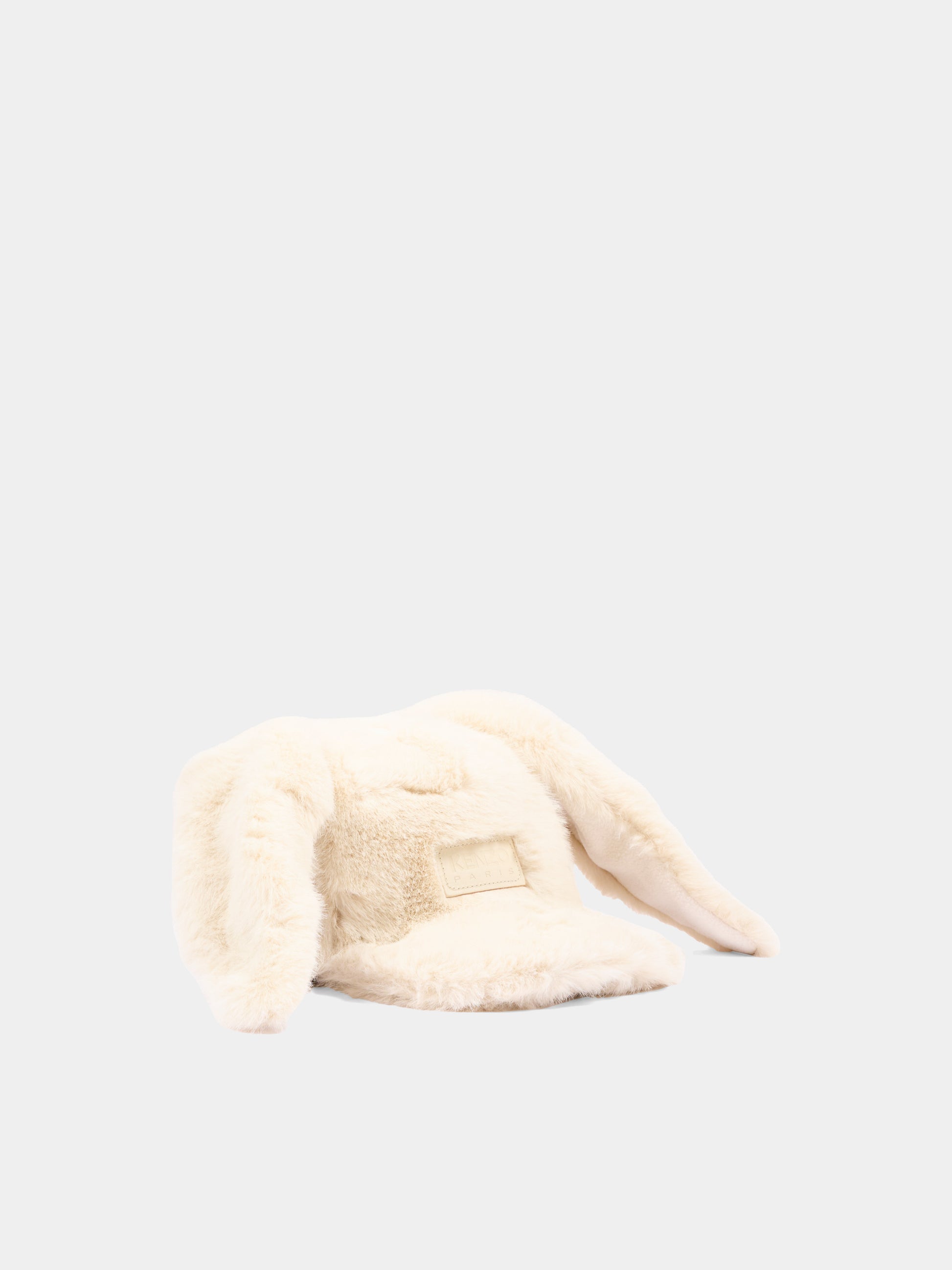 Cappello con visiera beige per bambini,Kenzo Kids,K62176 21G
