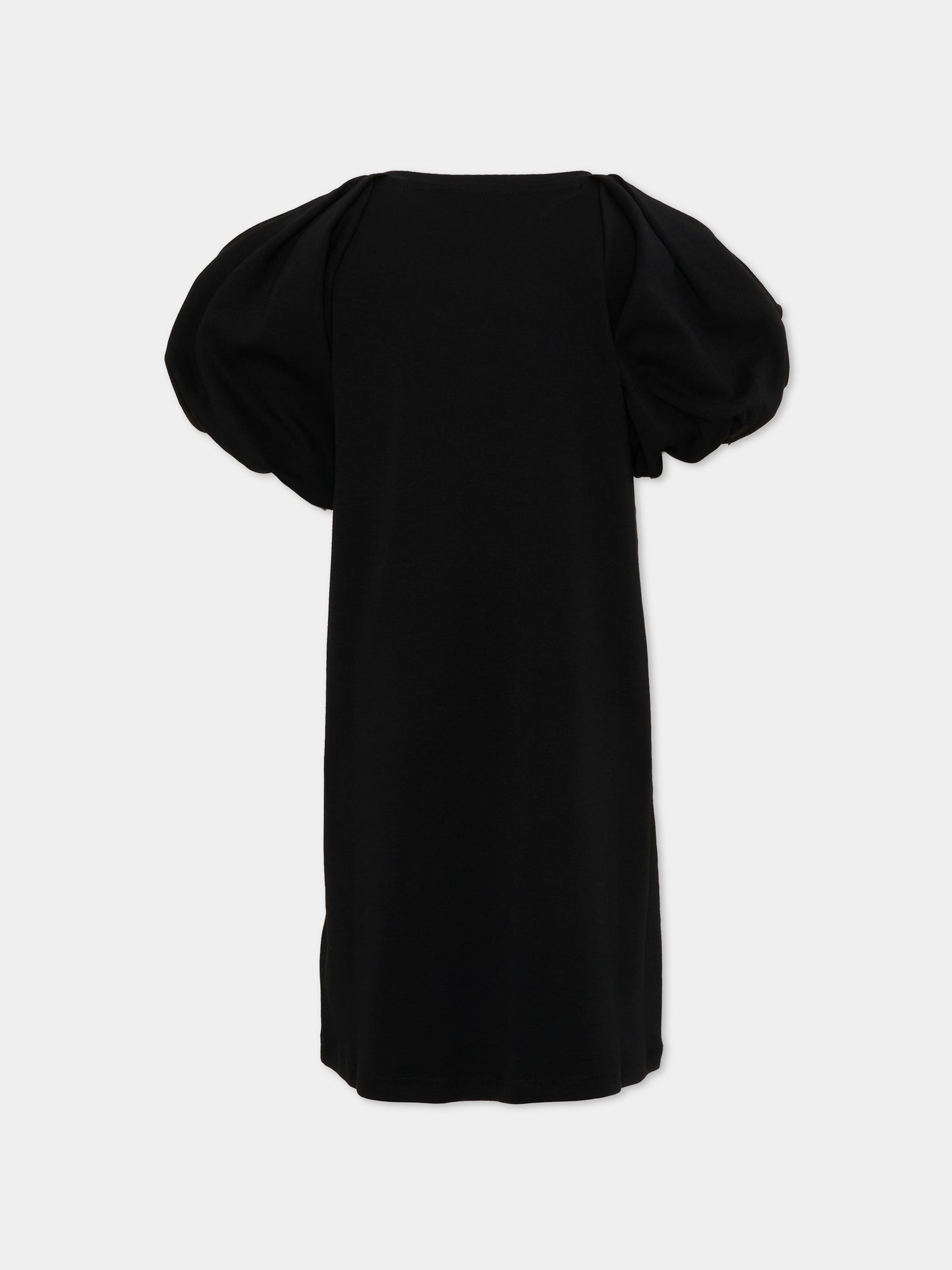 Vestito nero per bambina con stampa borsa,Marc Jacobs,W60971 09B