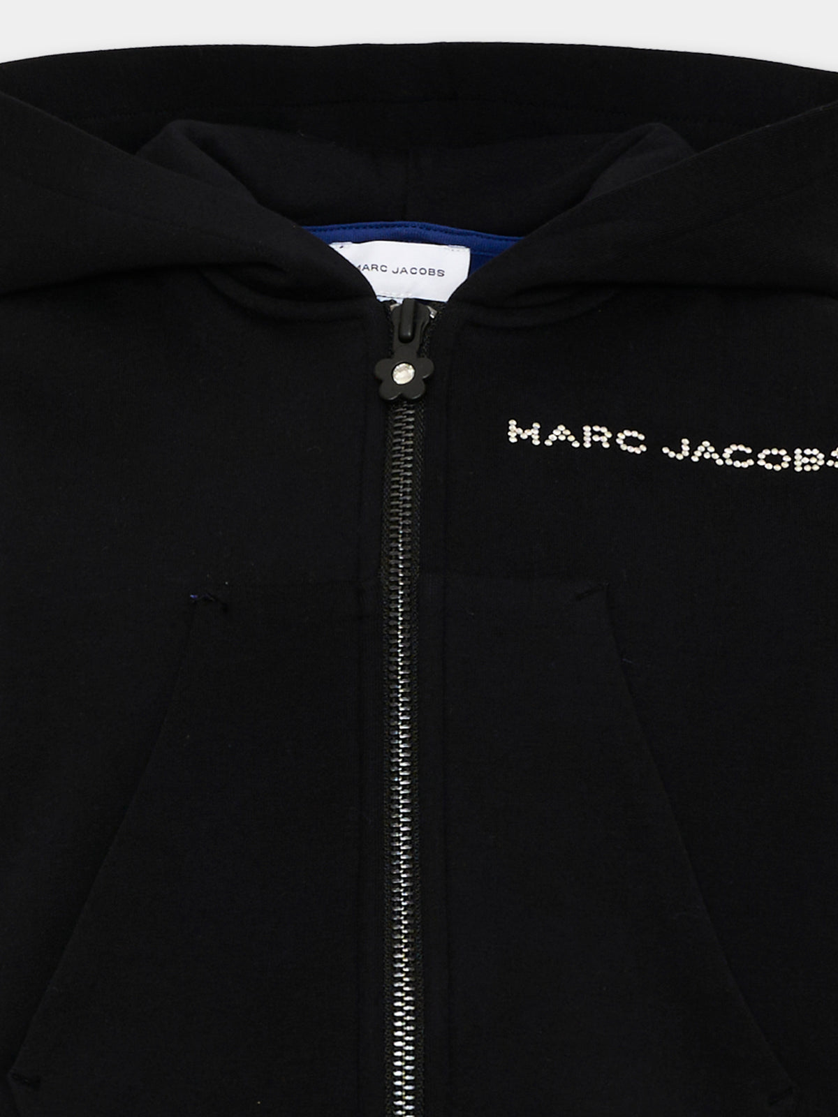 Felpa con cappuccio nera con logo,Marc Jacobs,W61001 09B