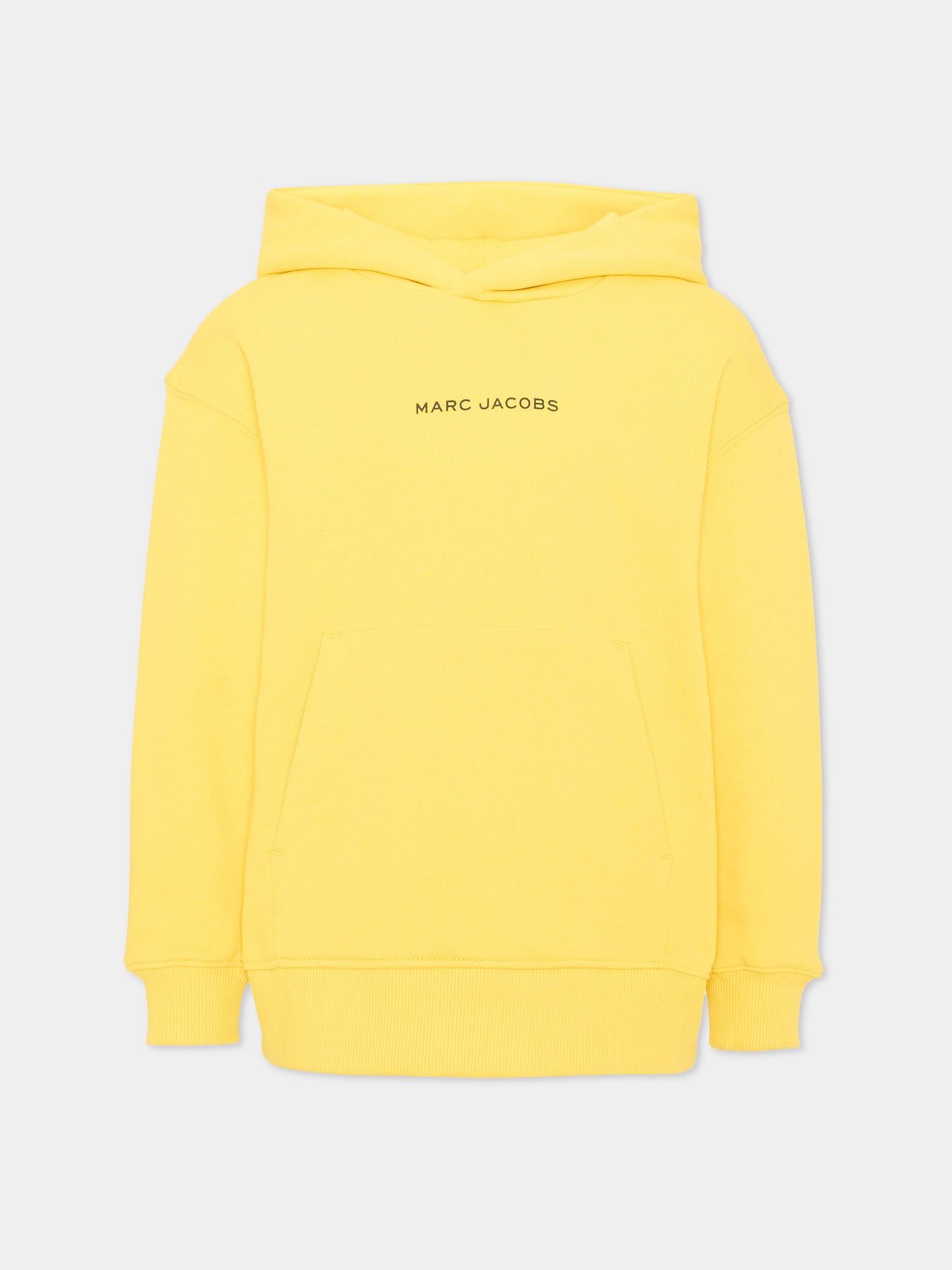 Felpa con cappuccio gialla con stampa,Marc Jacobs,W61037 526