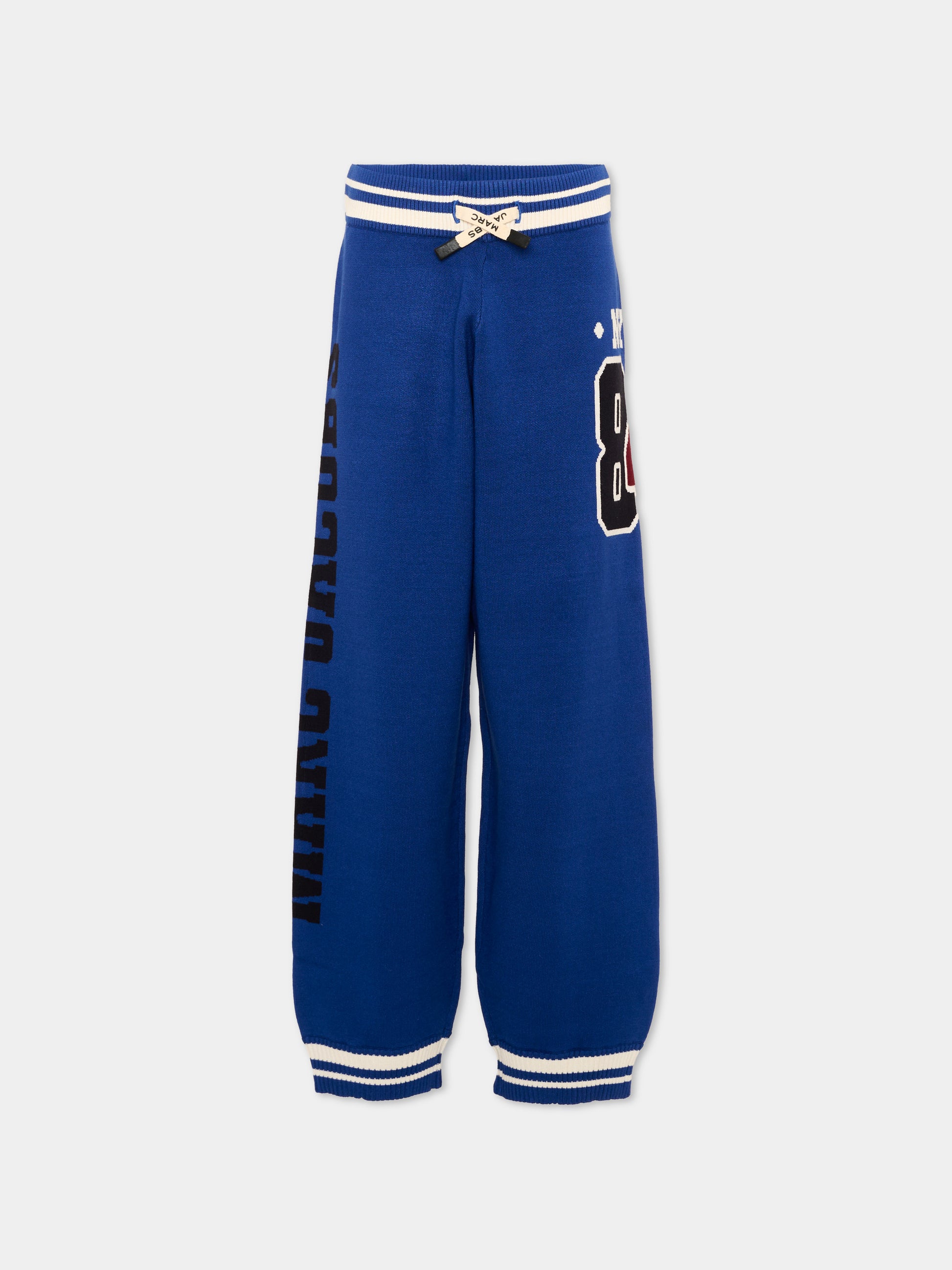 Pantalone blu per bambino con logo,Marc Jacobs,W61050 841