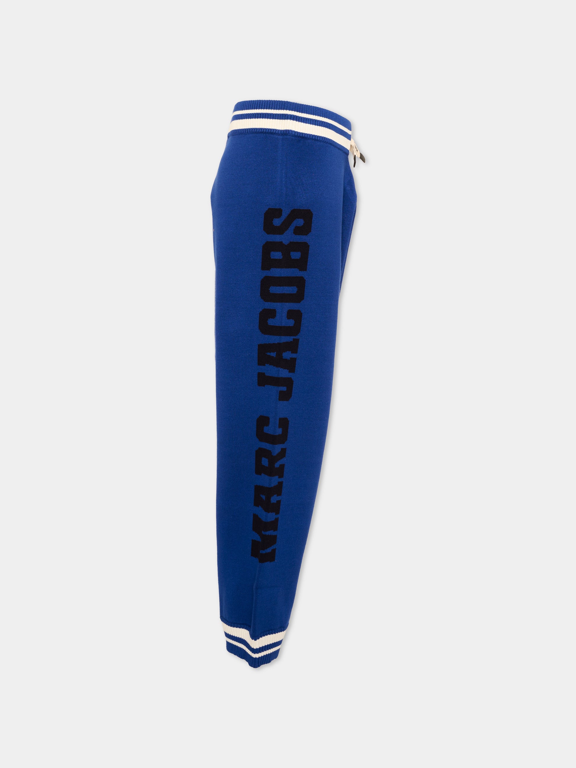 Pantalone blu per bambino con logo,Marc Jacobs,W61050 841