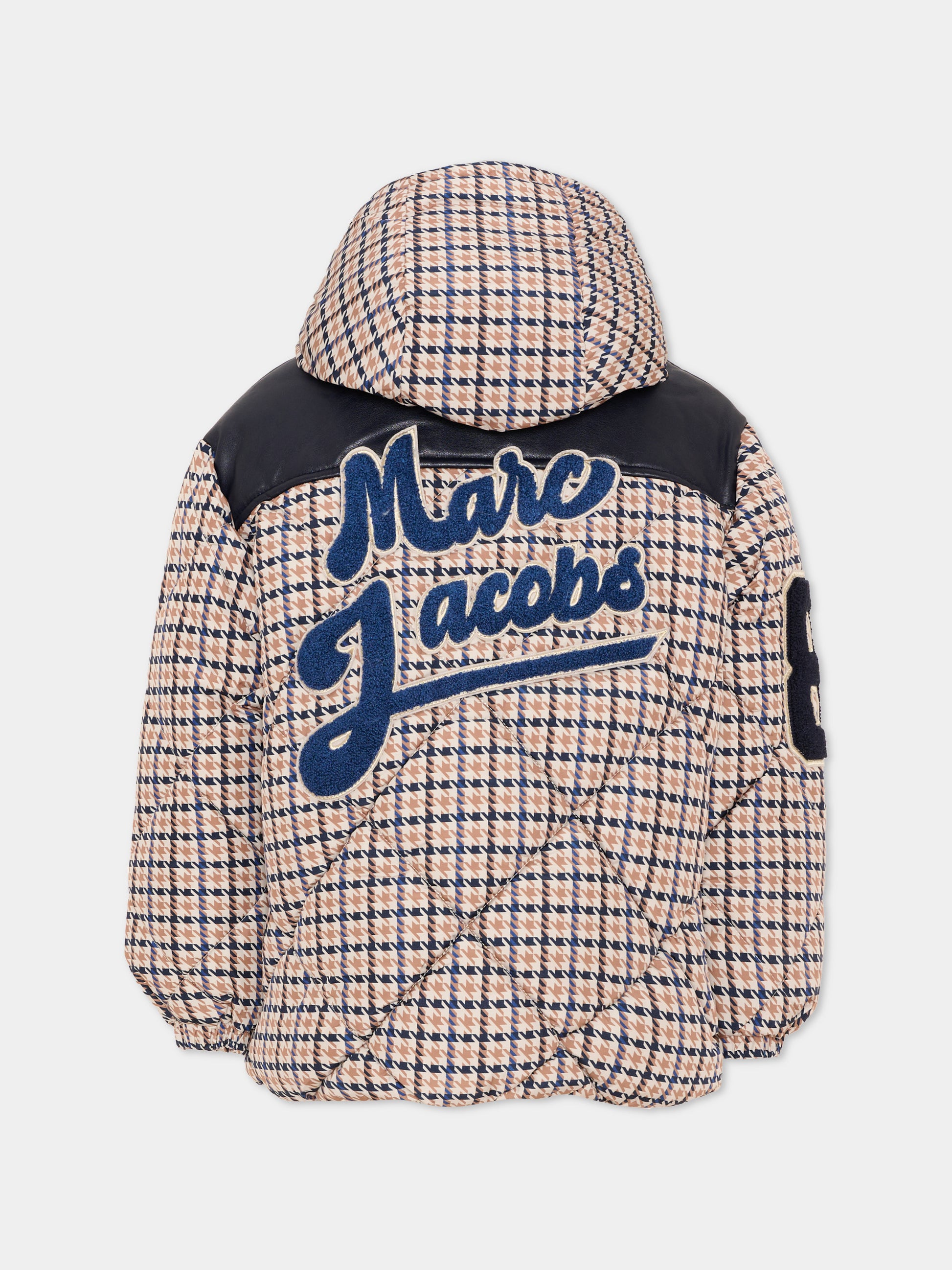 Piumino beige per bambino con logo,Marc Jacobs,W61060 184