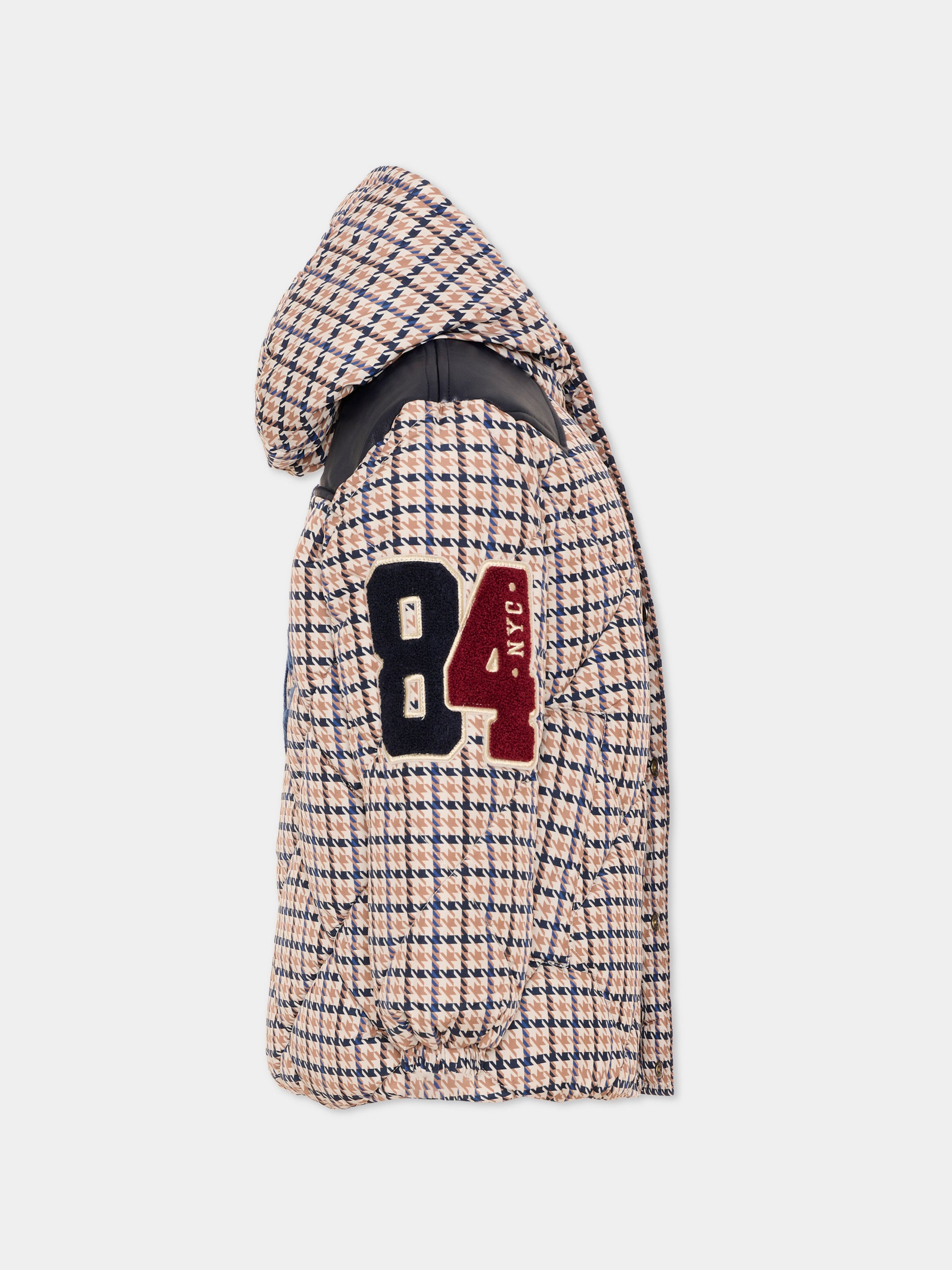 Piumino beige per bambino con logo,Marc Jacobs,W61060 184