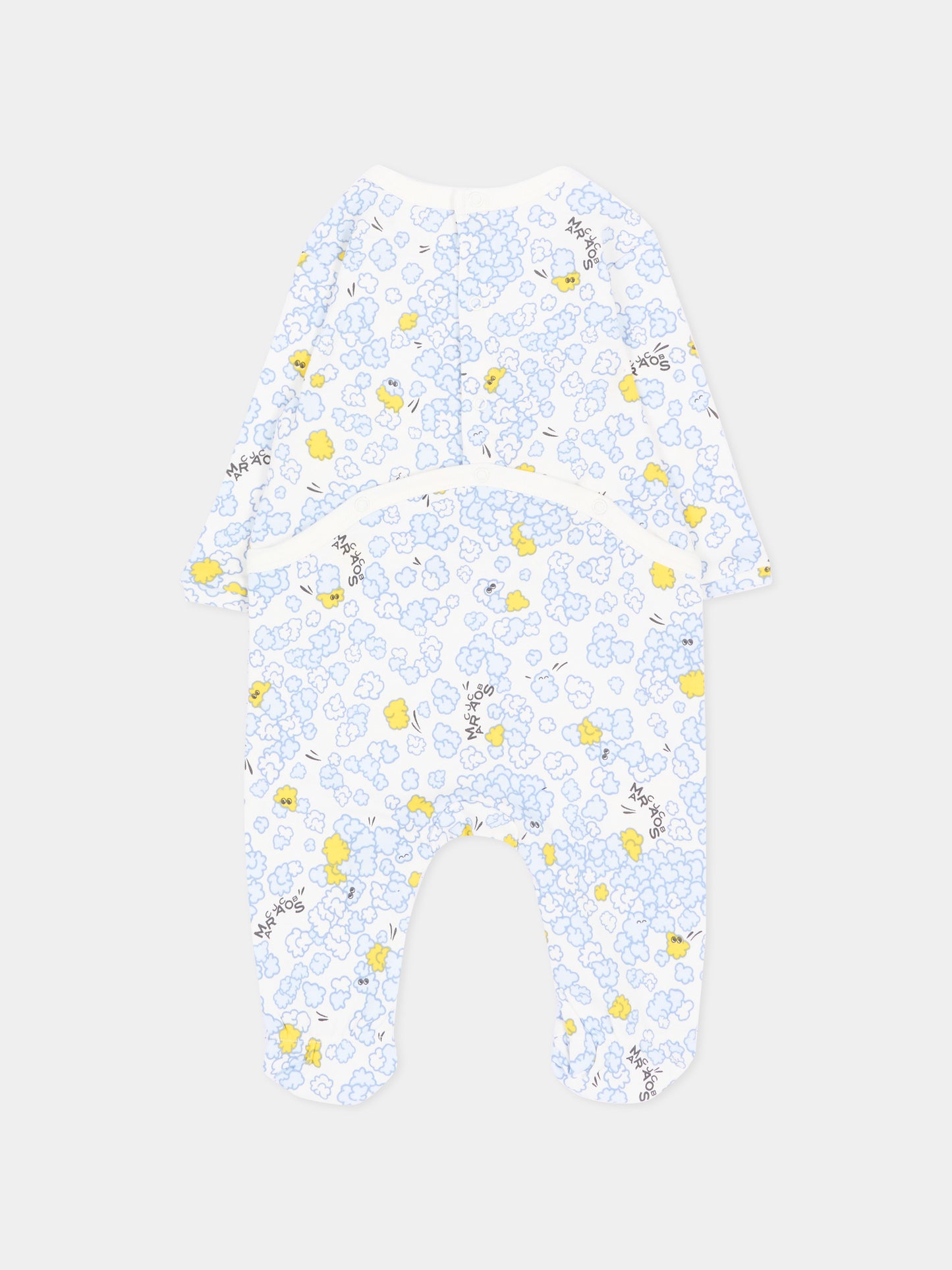 Set Tutine bianco per neonato con stampa,Marc Jacobs,W61075 182