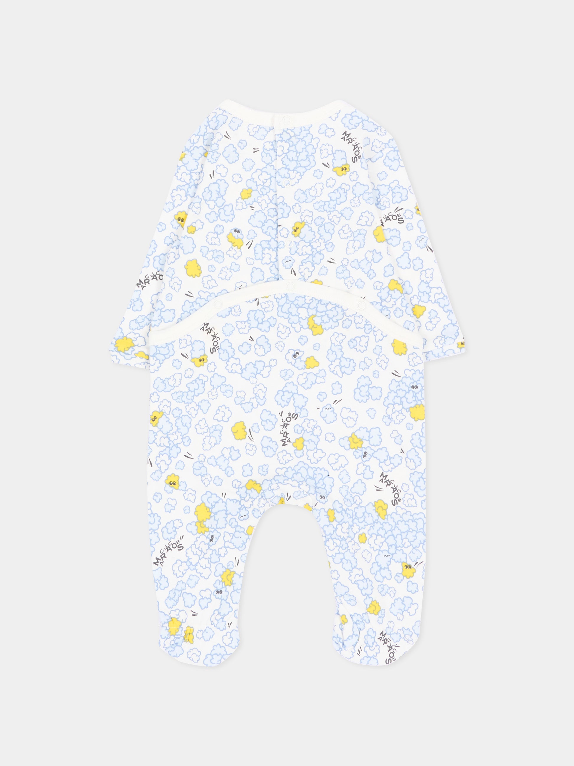 Set Tutine bianco per neonato con stampa,Marc Jacobs,W61075 182