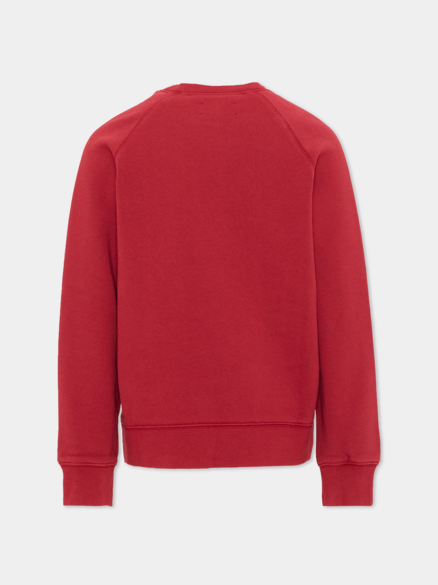 Felpa girocollo bordeaux per bambini con stampa,Zadig & Voltaire Kids,X60846 954