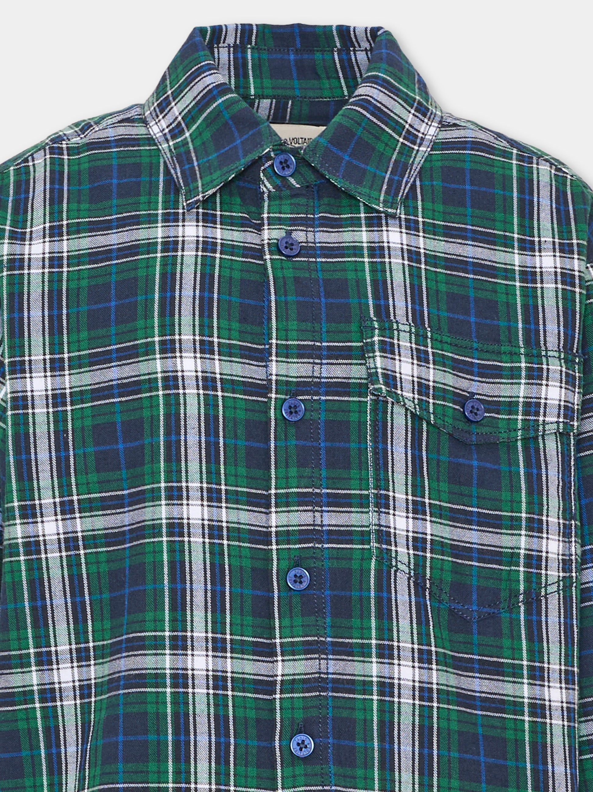 Camicia a manica lunga per bambina multicolor,Zadig & Voltaire Kids,X60855 66H