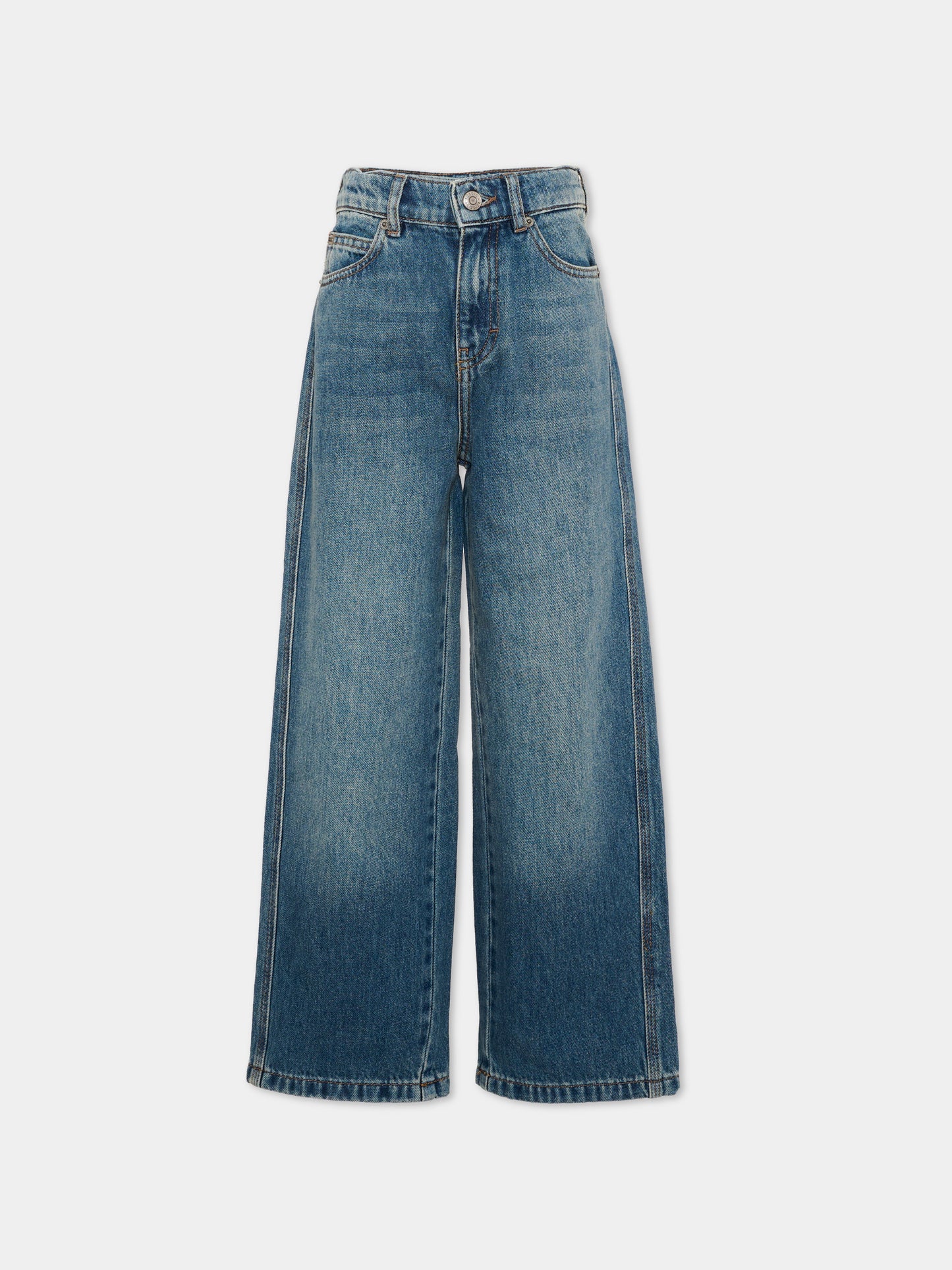 Jeans denim per bambino con patch logo,Zadig & Voltaire Kids,X60856 Z10