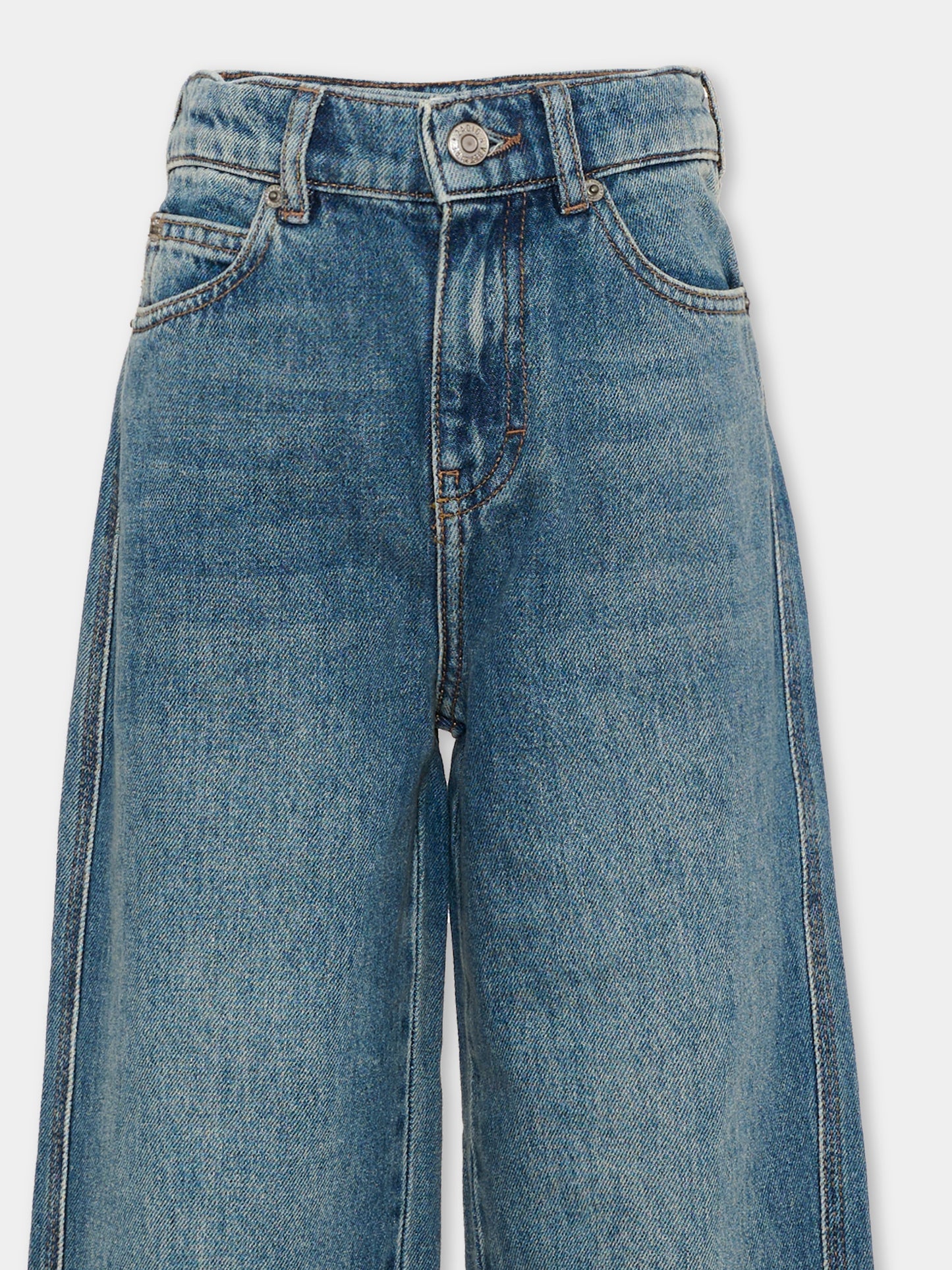 Jeans denim per bambino con patch logo,Zadig & Voltaire Kids,X60856 Z10