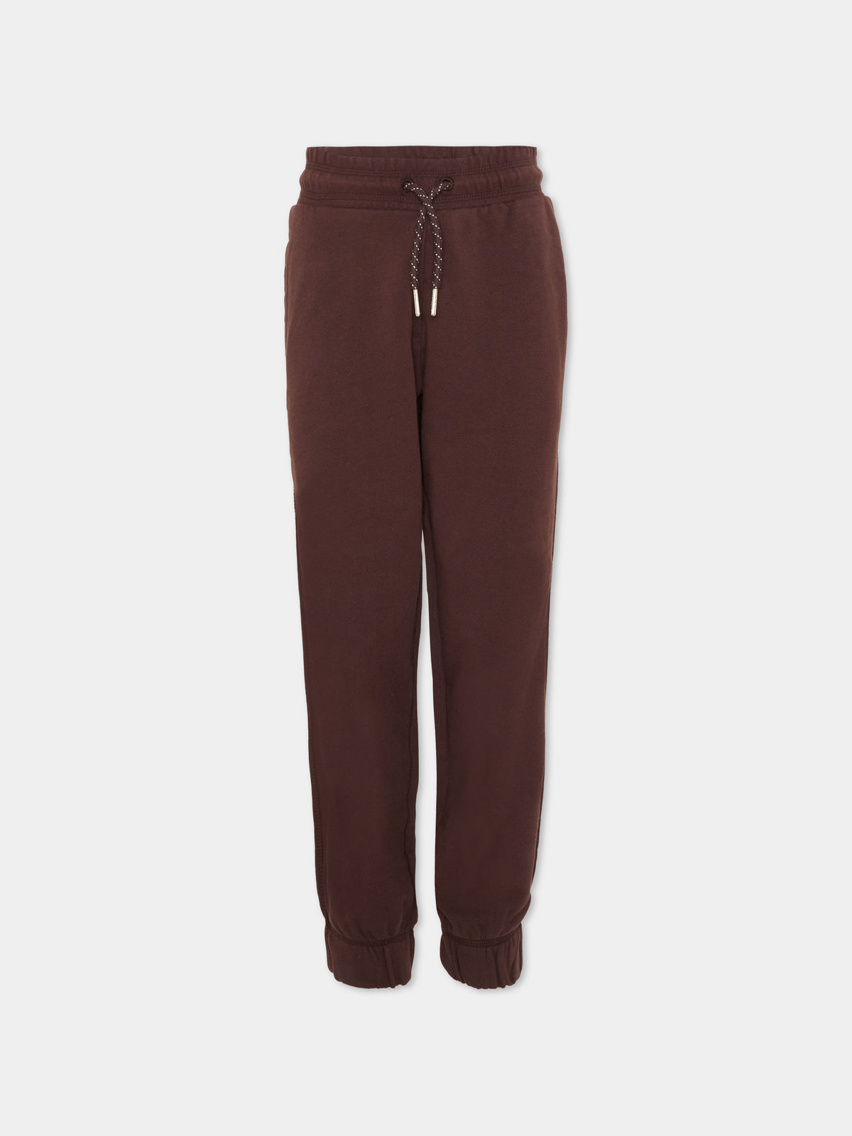 Pantalone marrone per bambini con logo,Zadig & Voltaire Kids,X60861 319