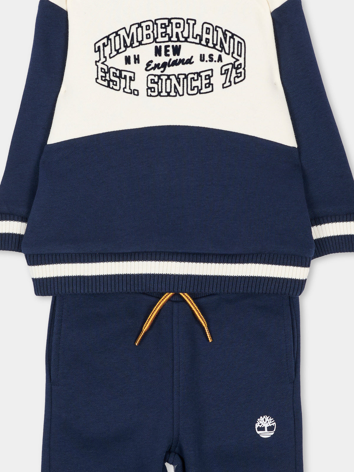 Completo sportivo lungo blu per neonato,Timberland,T61037 849