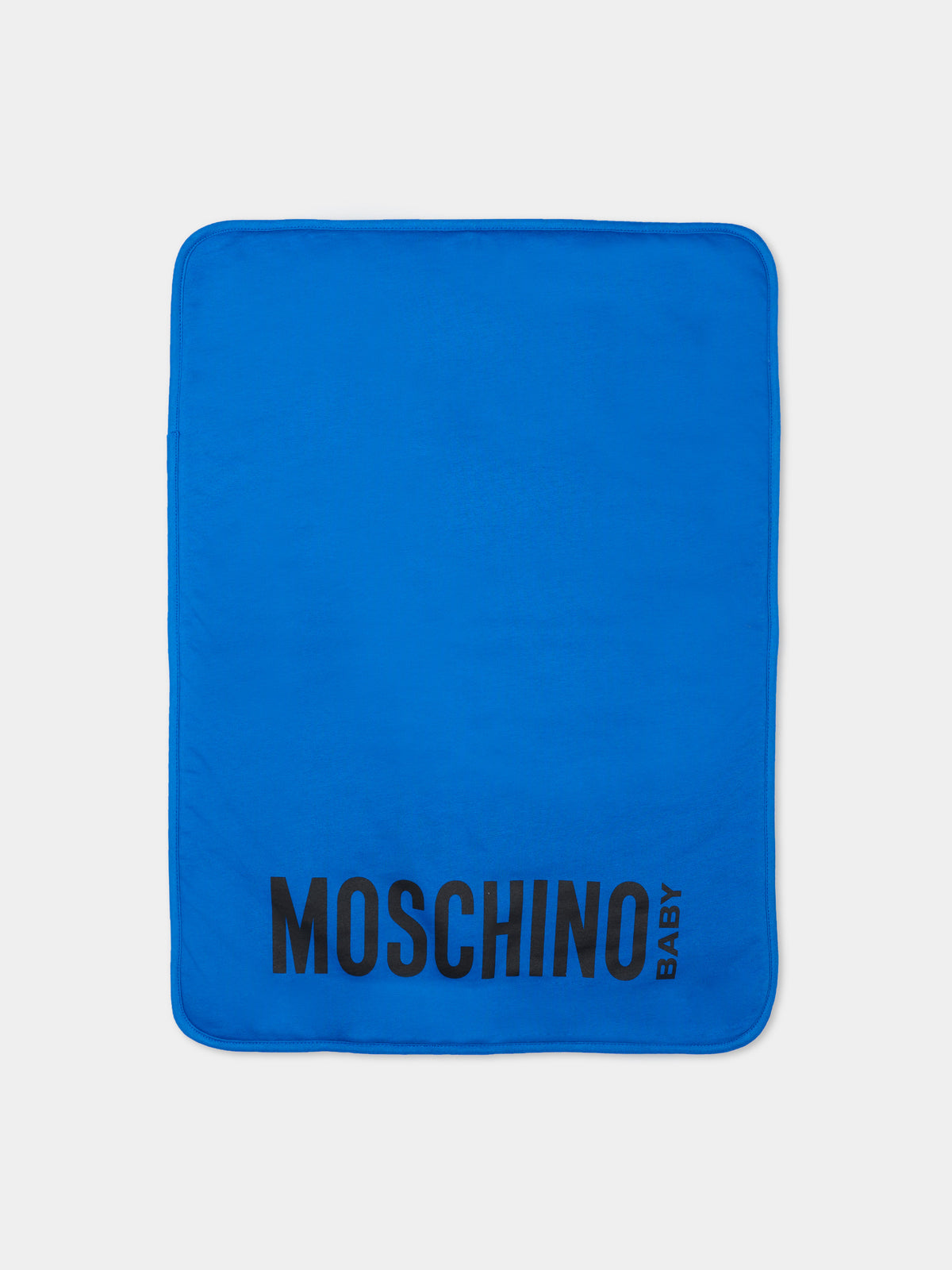 Borsa mamma blu per neonati con Teddy Bear,Moschino Kids,M5X03D LCA40 40157
