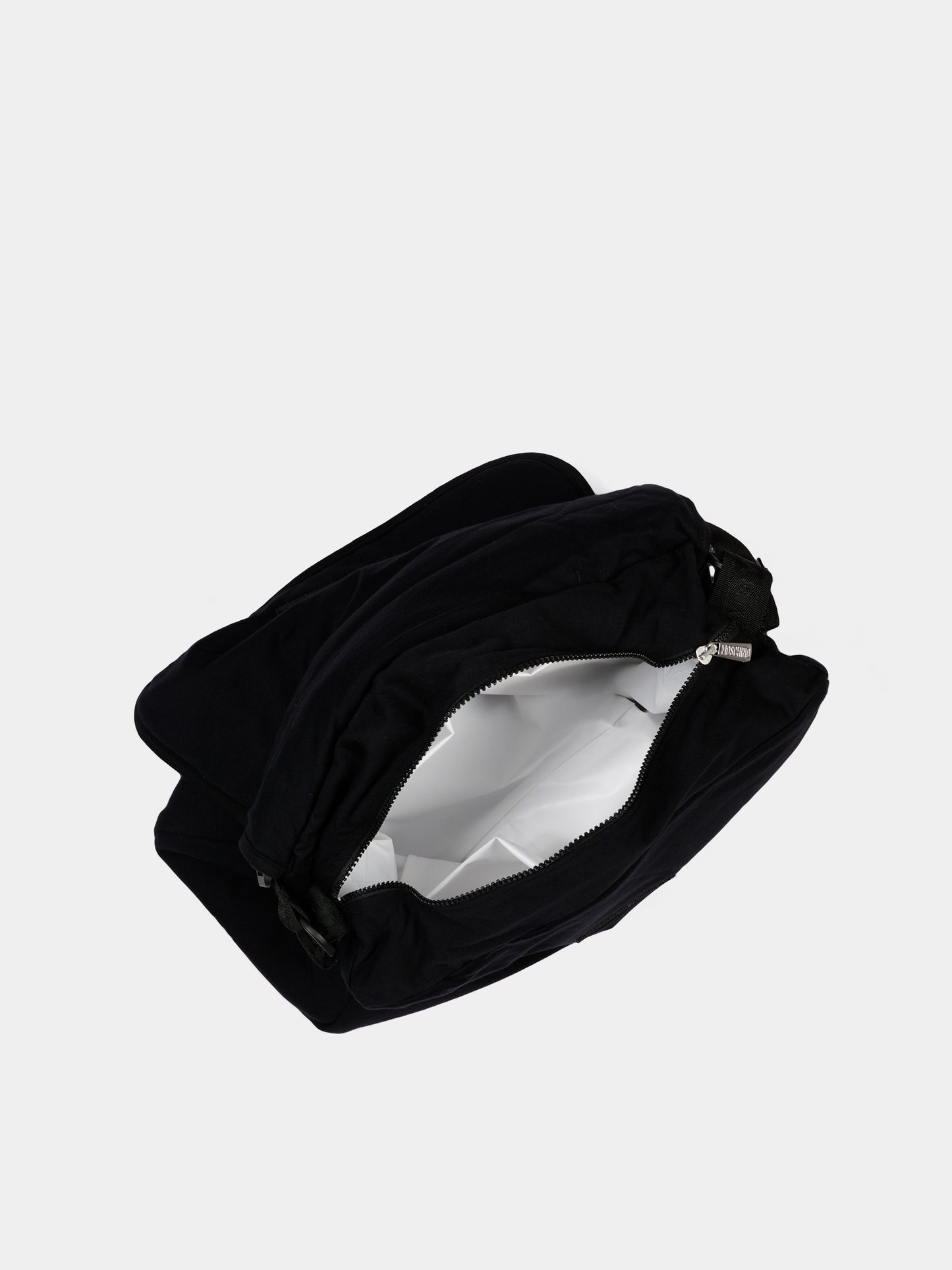 Borsa mamma nera per neonati con Teddy Bear