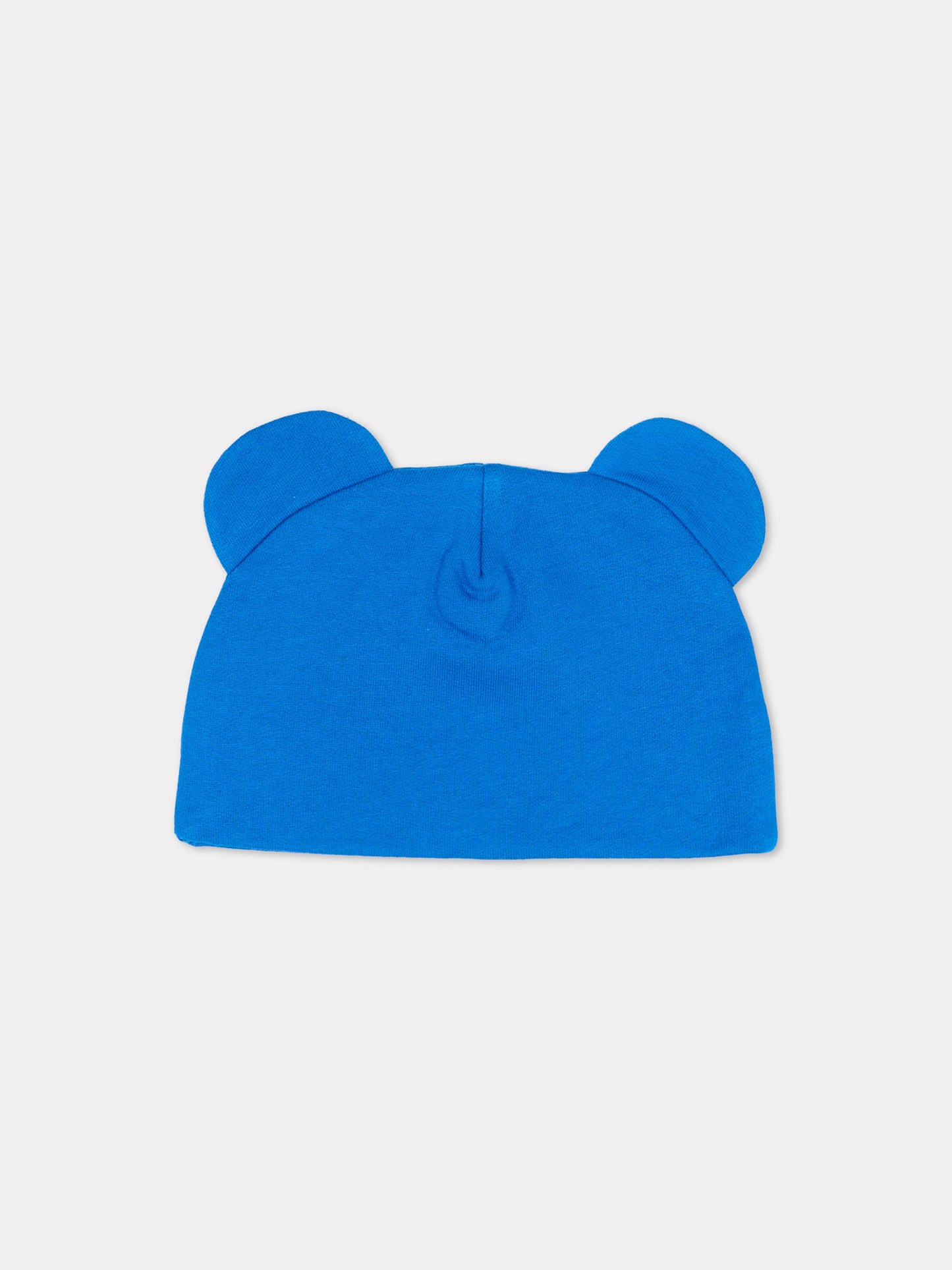 Cappello blu per neonato con Teddy Bear,Moschino Kids,MMX05H LCA40 40157