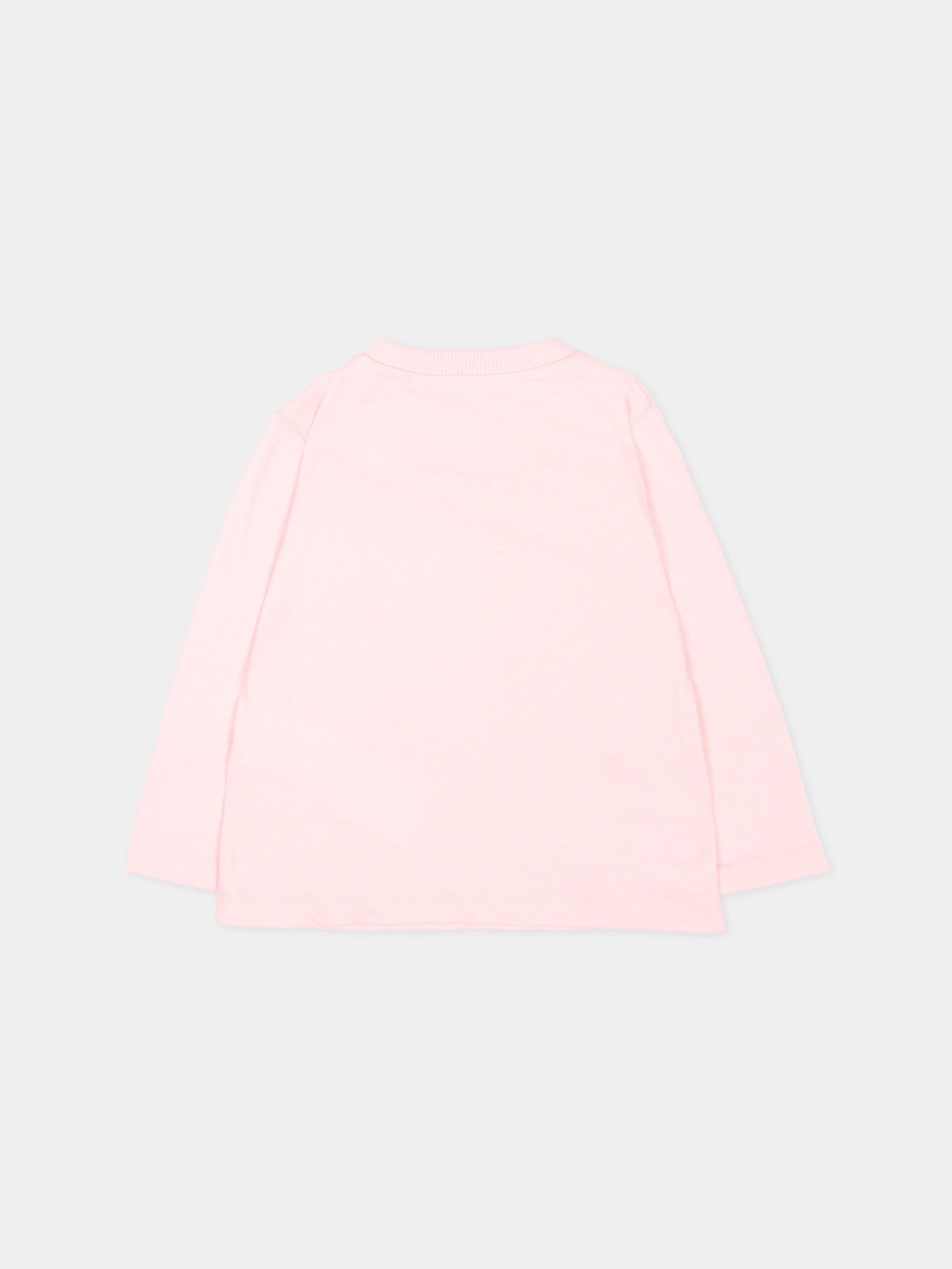 T-Shirt rosa per neonata con Teddy Bear,Moschino Kids,MOO014 LAA20 50209