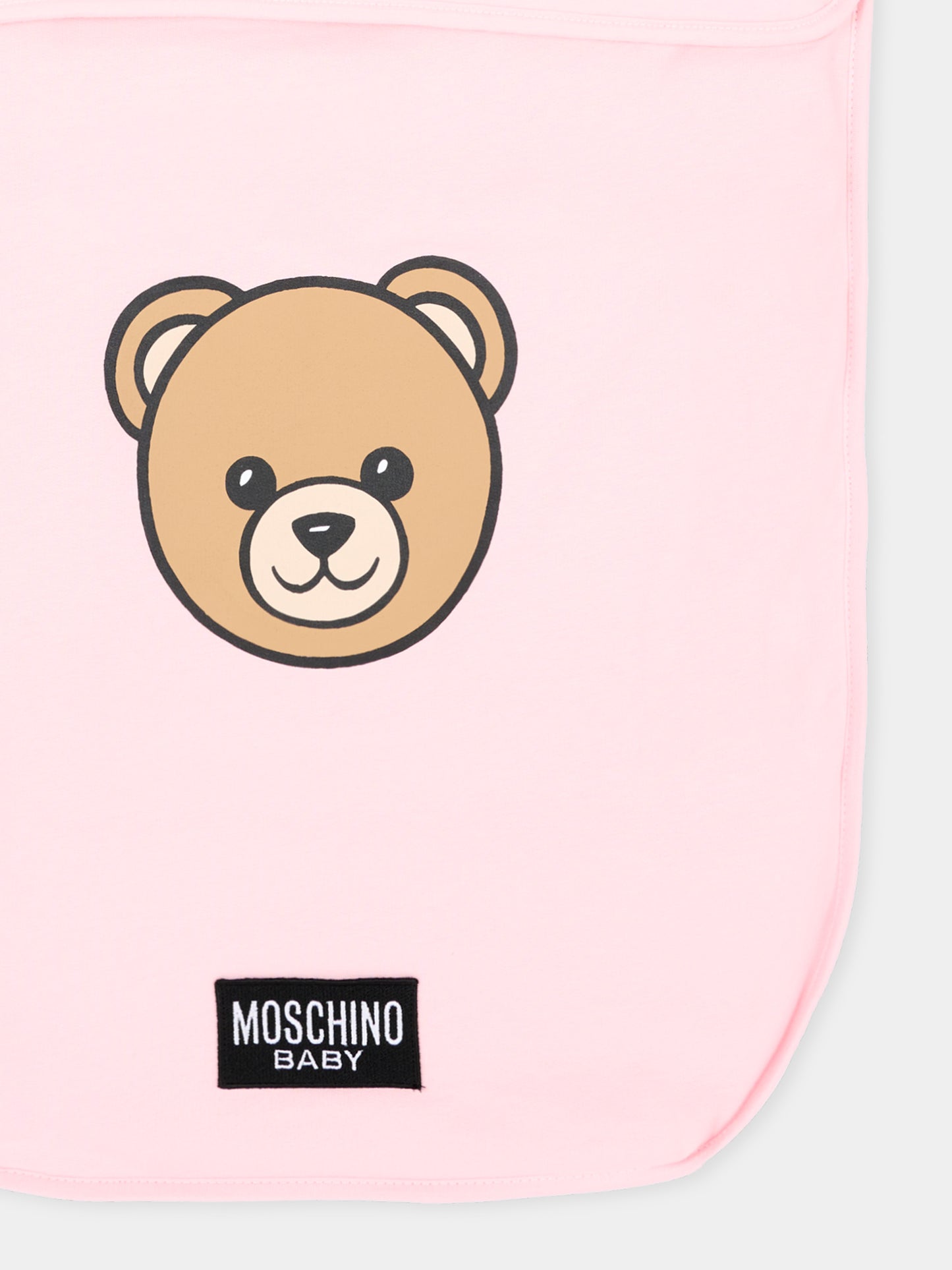 Sacco nanna rosa per neonata con Teddy Bear,Moschino Kids,MUE00W LCA40 50209