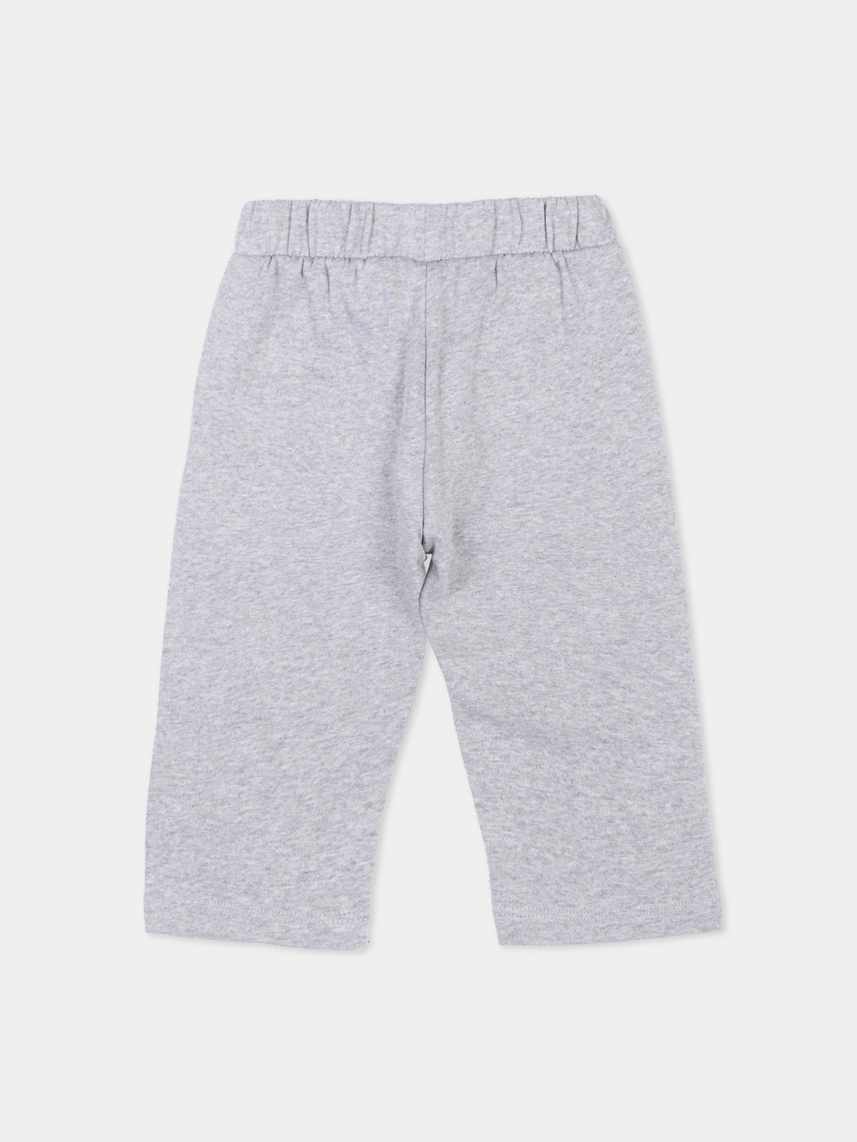 Pantaloni sportivi grigi per neonati con Teddy Bear,Moschino Kids,MUP05X LCA92 60901