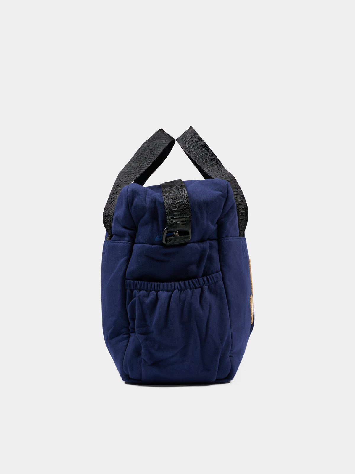 Borsa mamma blu per neonati con Teddy Bear,Moschino Kids,MUX062 LCA93 40016