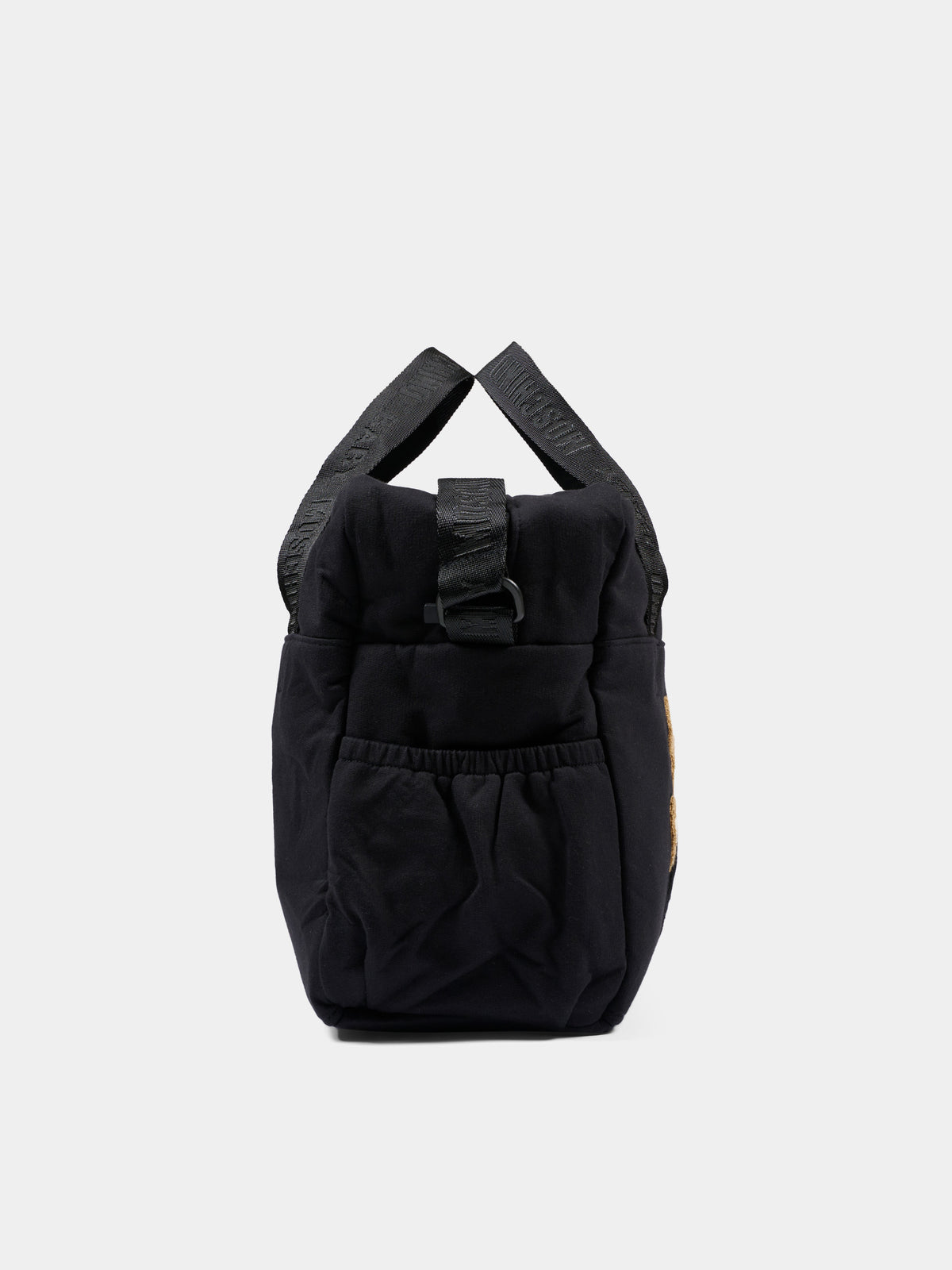 Borsa mamma nera per neonati con Teddy Bear,Moschino Kids,MUX062 LCA93 60100